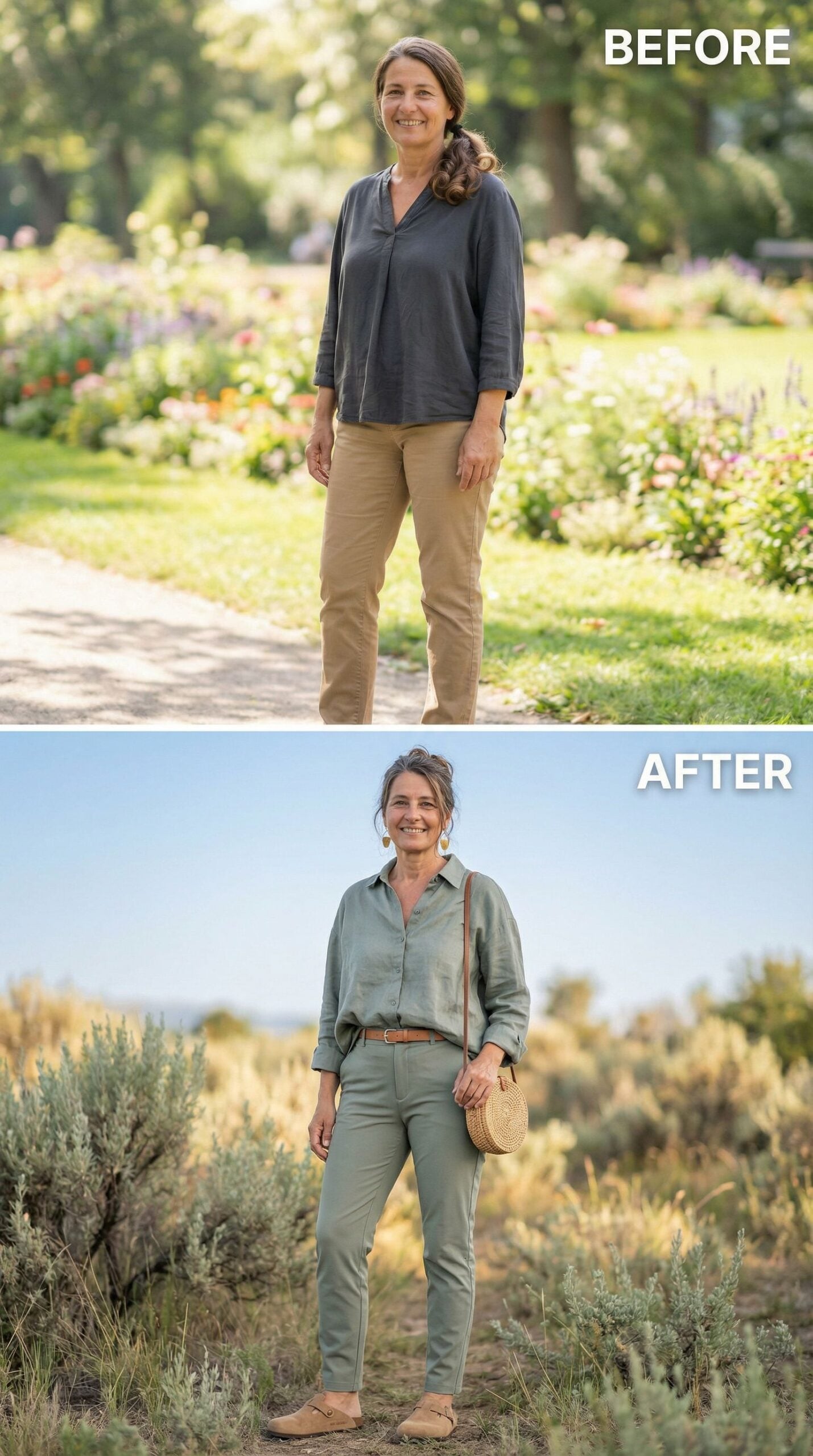 From Park Stroll to Gorpcore Girl: One Woman's Outfit Overhaul