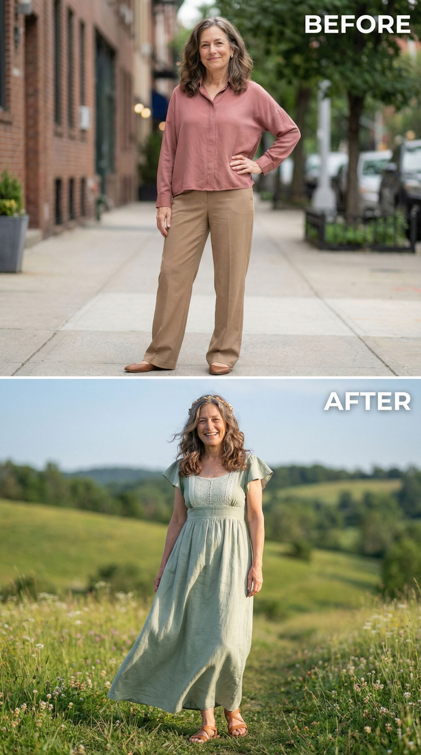 From City Sidewalk to Wildflower Field — Regencycore Done Right