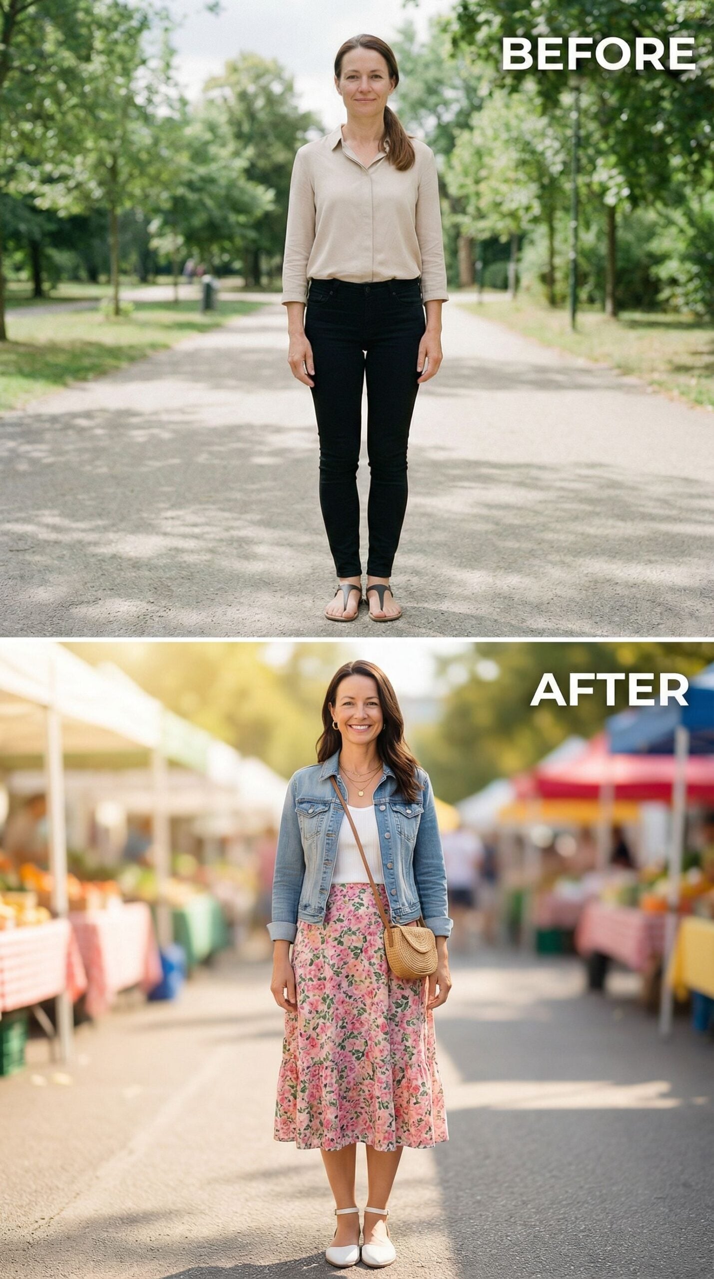 From Beige and Invisible to Pink Florals and Fully Seen