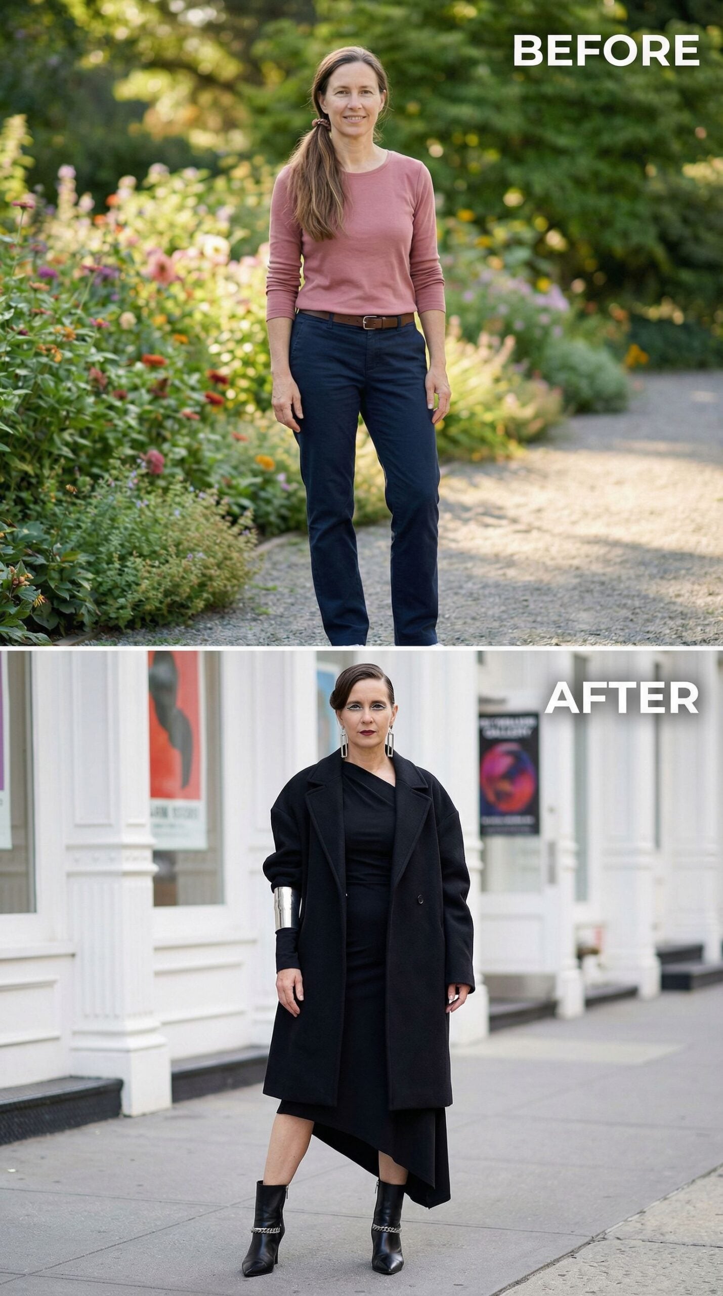 Dusty Rose Simplicity Replaced by Black Wool Drama