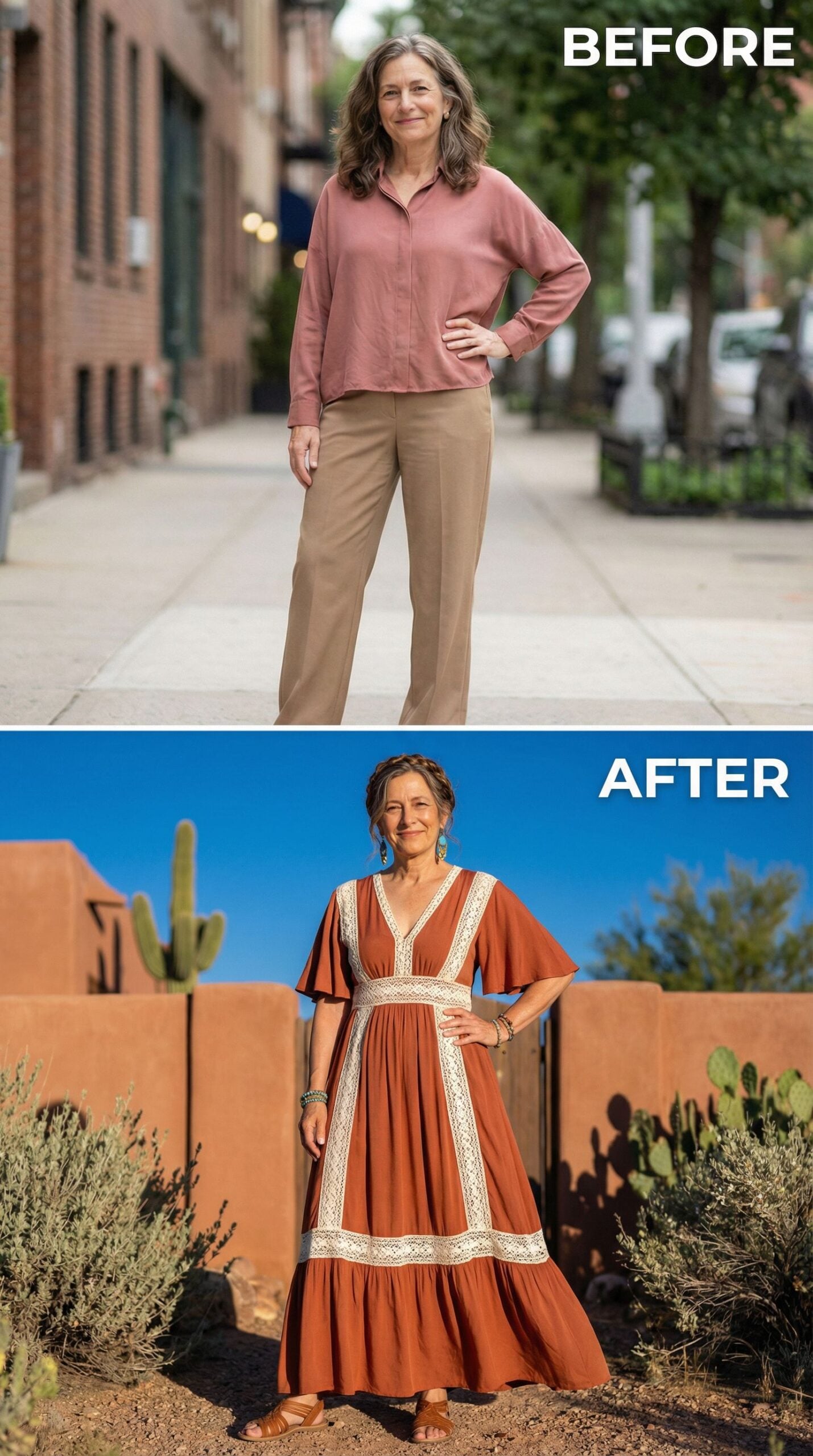 From City Sidewalk to Desert Romance: Regencycore Done Right at 50+