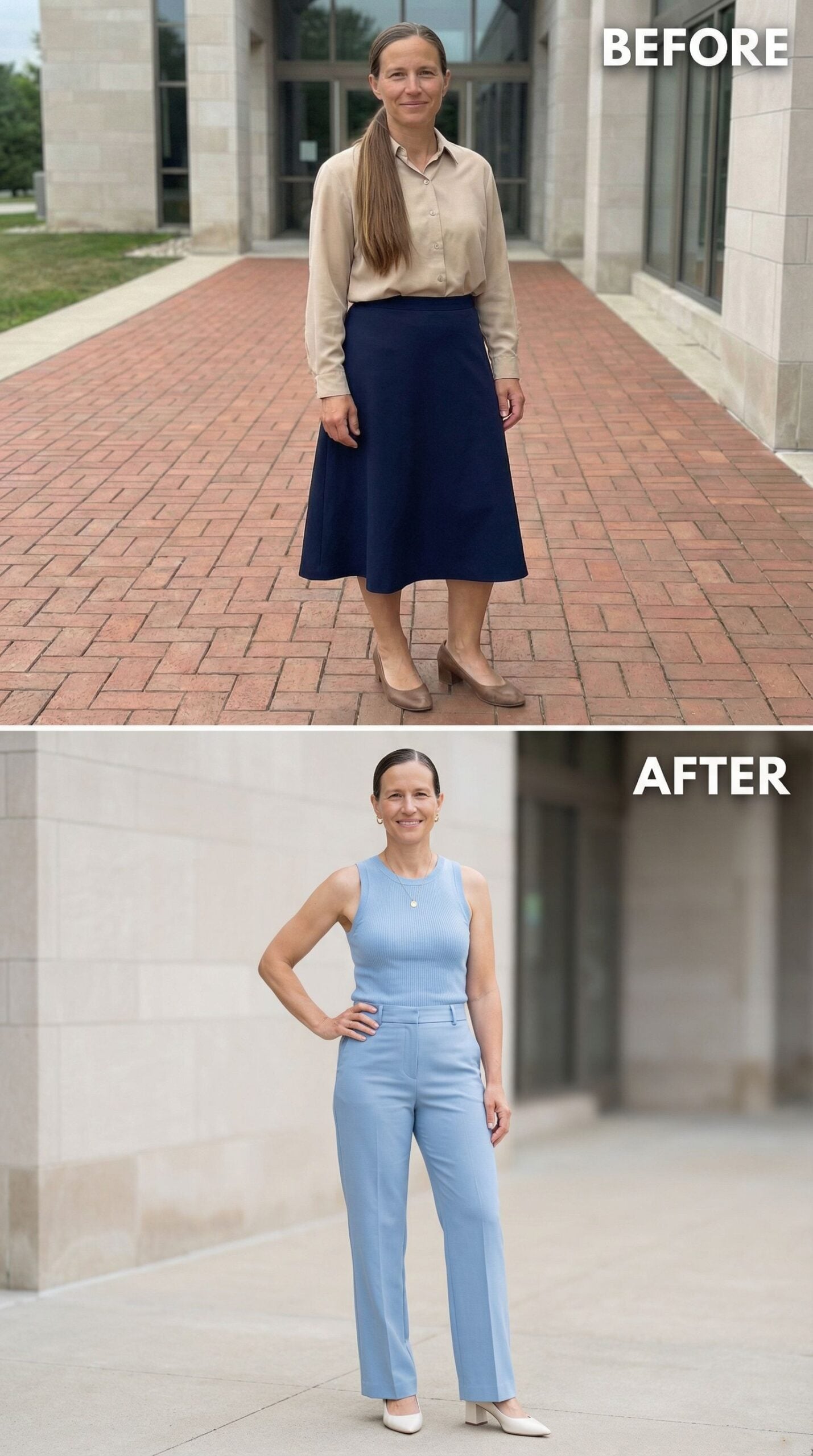 Clean Lines, Light Color, Completely Different Woman