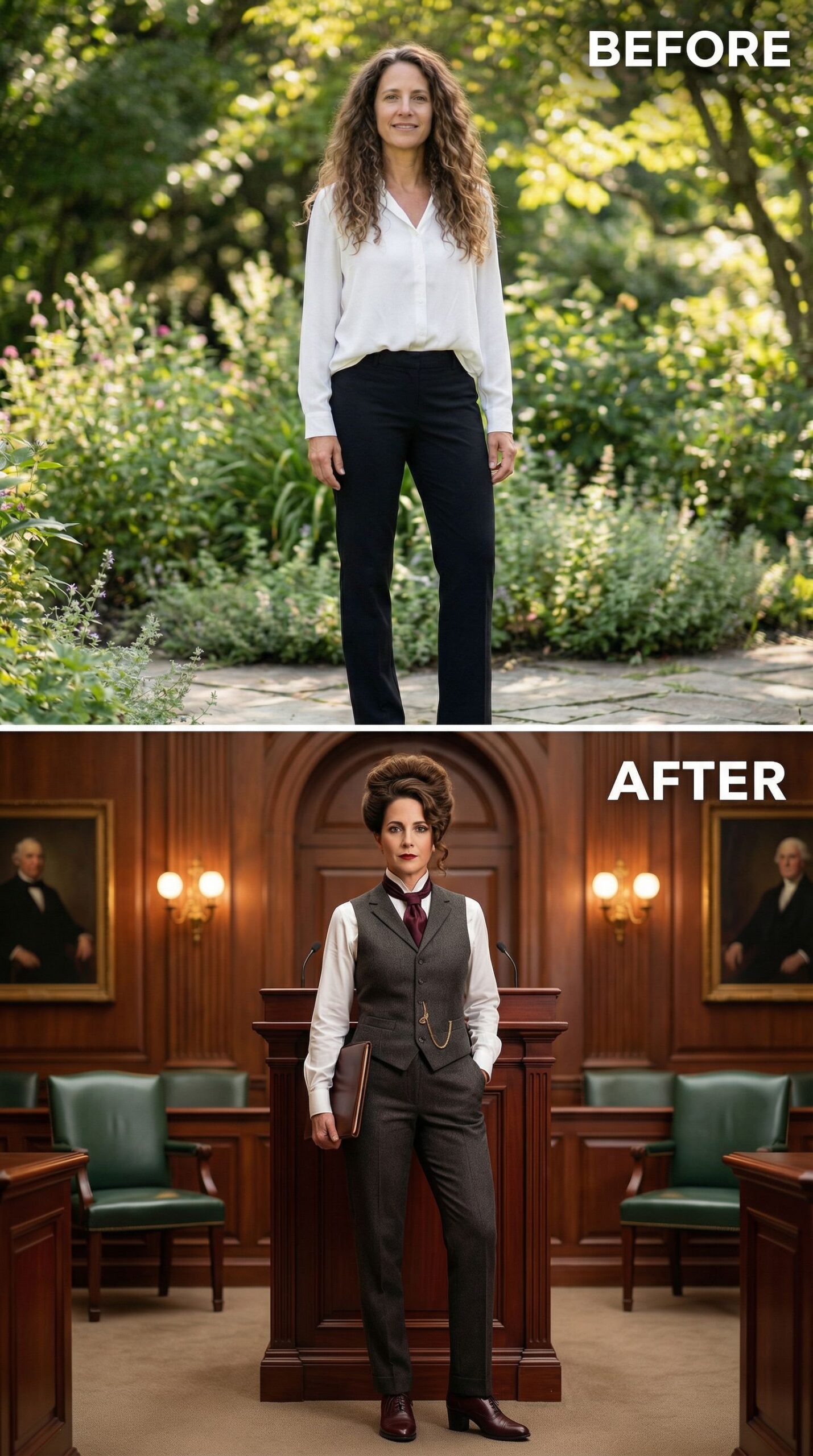 Tailored Three-Piece Suiting Commands the Courtroom