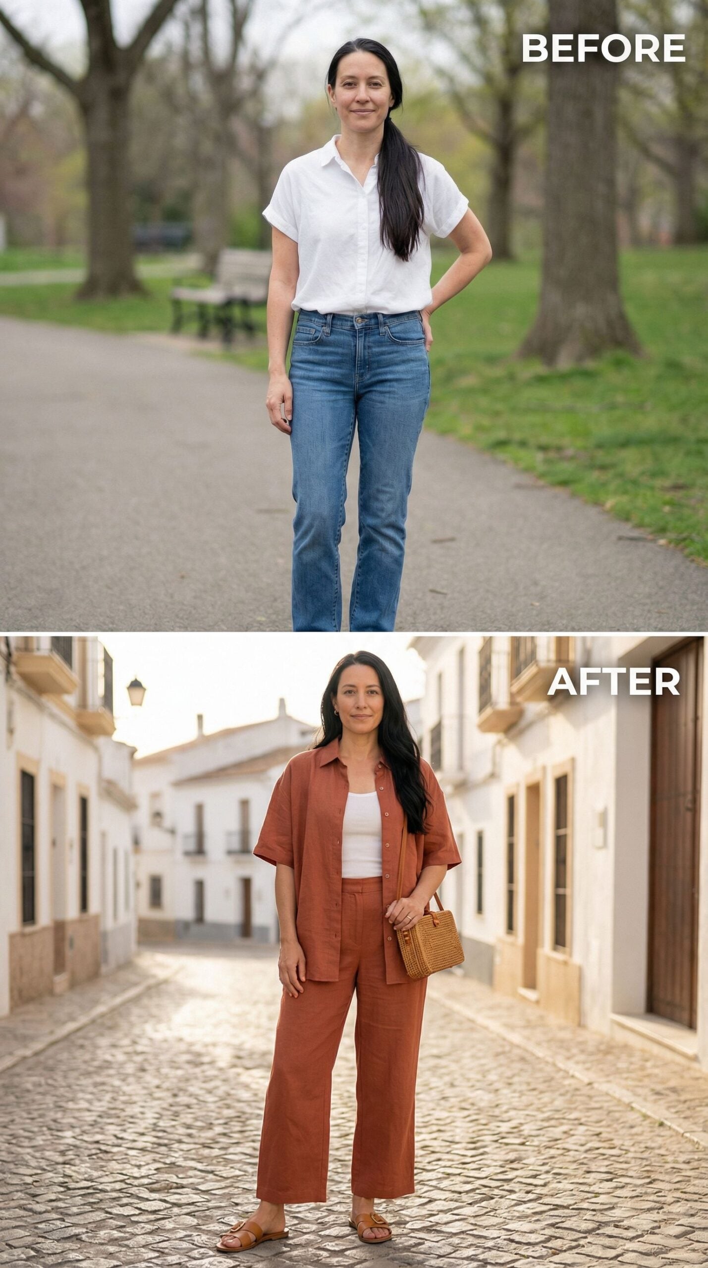 From Park Path to Cobblestone Chic: One Outfit Does All the Work