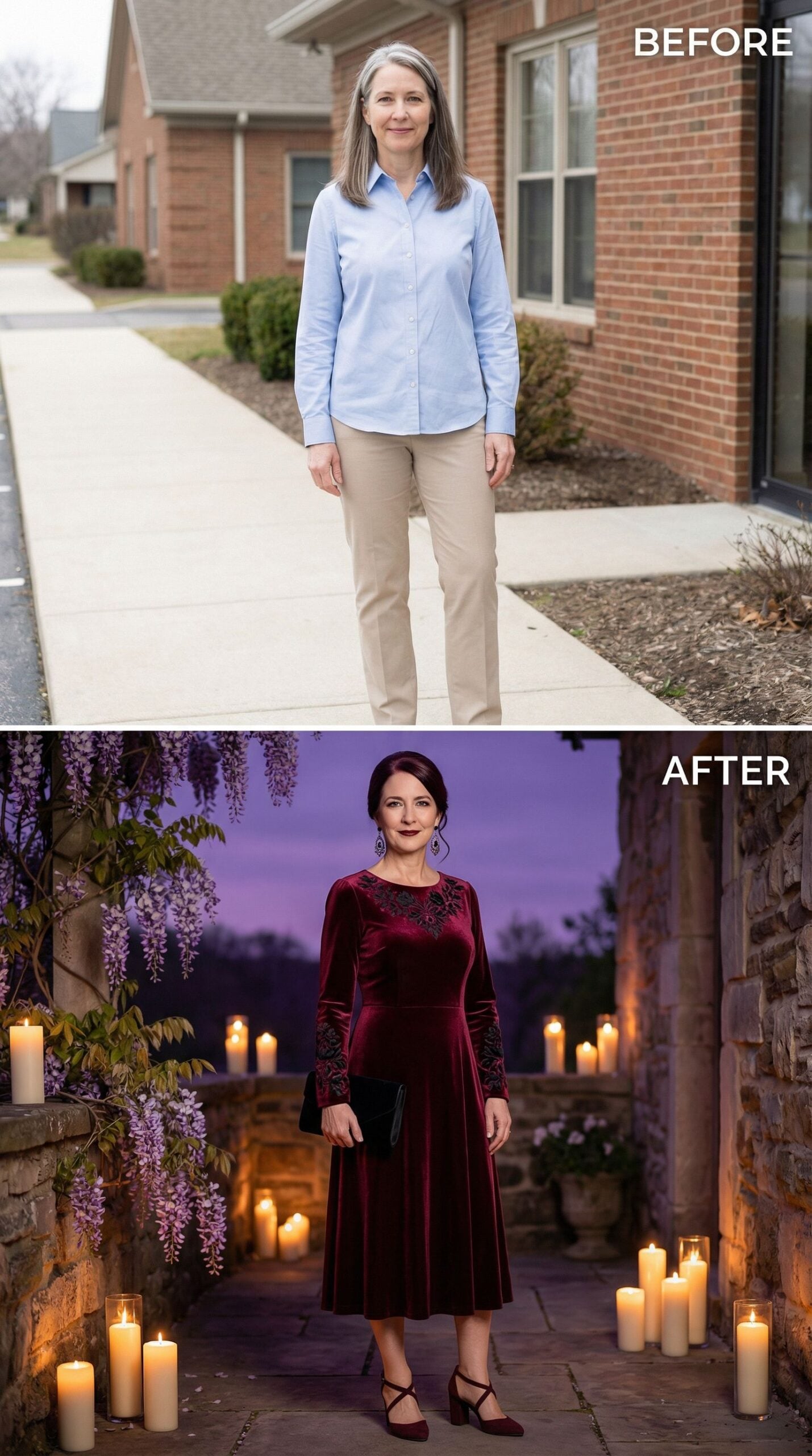 Velvet, Candlelight, and the Romance of Rich Burgundy
