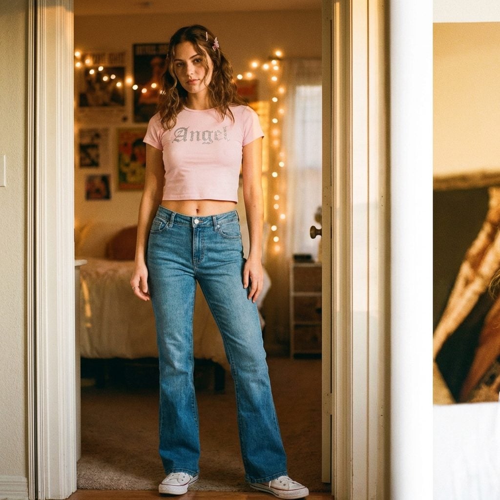 Baby Tees With Extremely Specific Words Printed Across the Chest