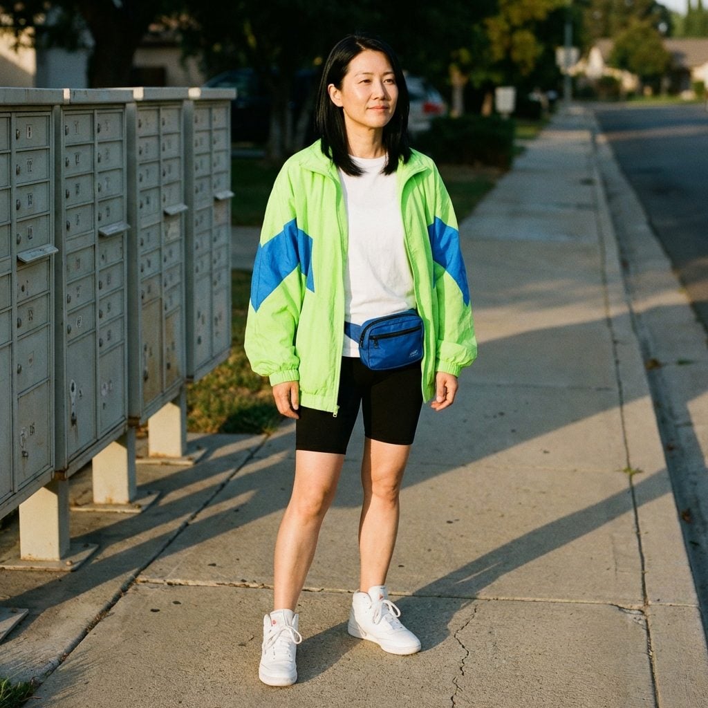 The Windbreaker in Every Neon Color That Swished When You Moved