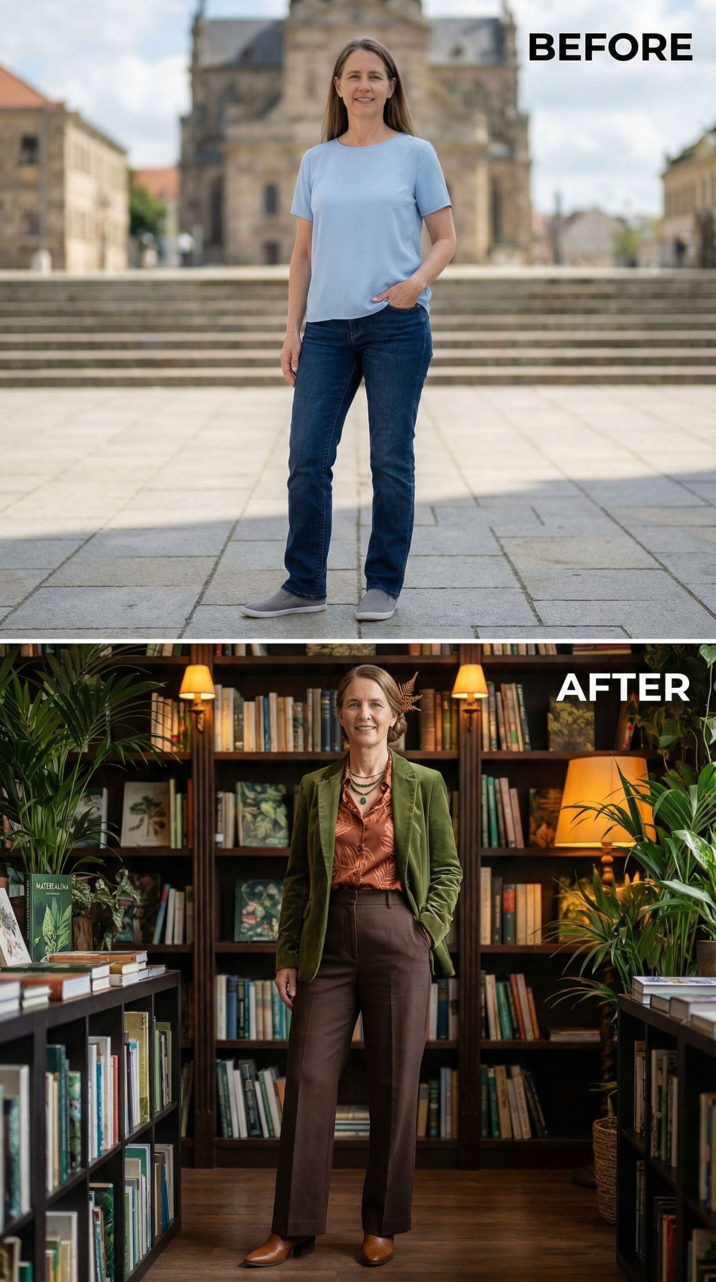 From Public Square Simplicity to Library Luxe in Velvet and Silk