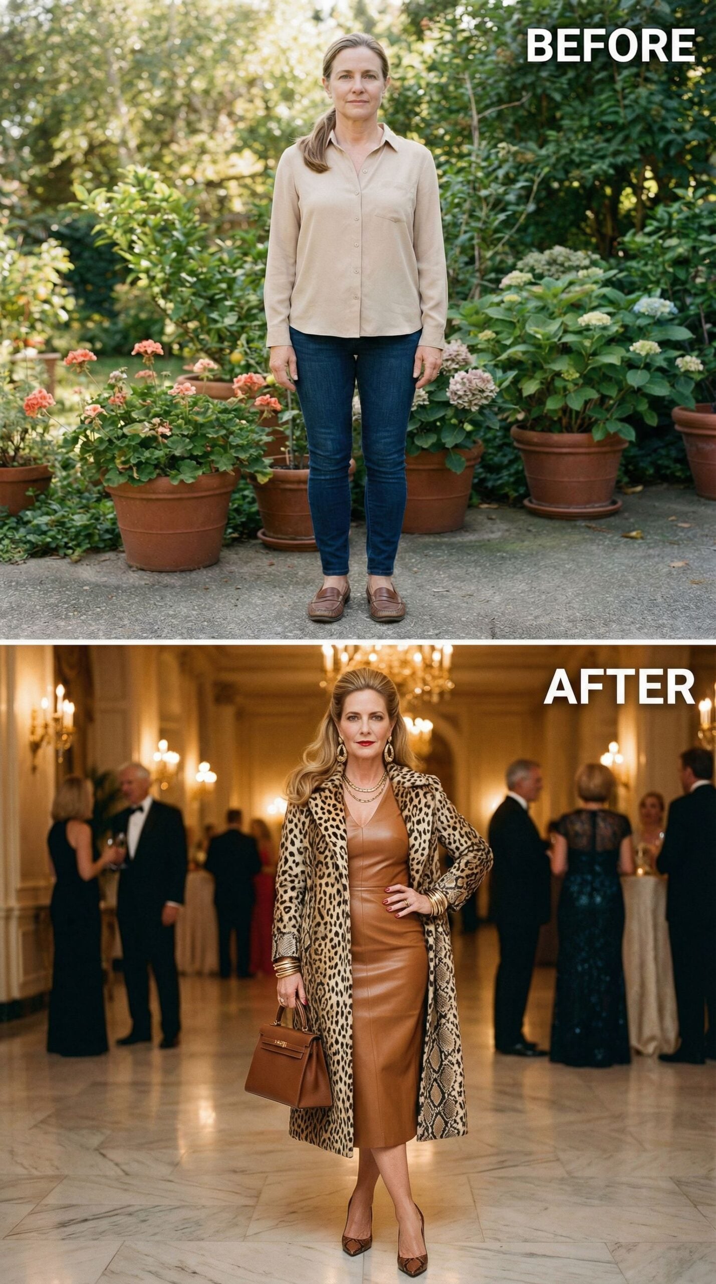 From Garden Beige to Ballroom Predator: One Woman's Mob Wife Moment