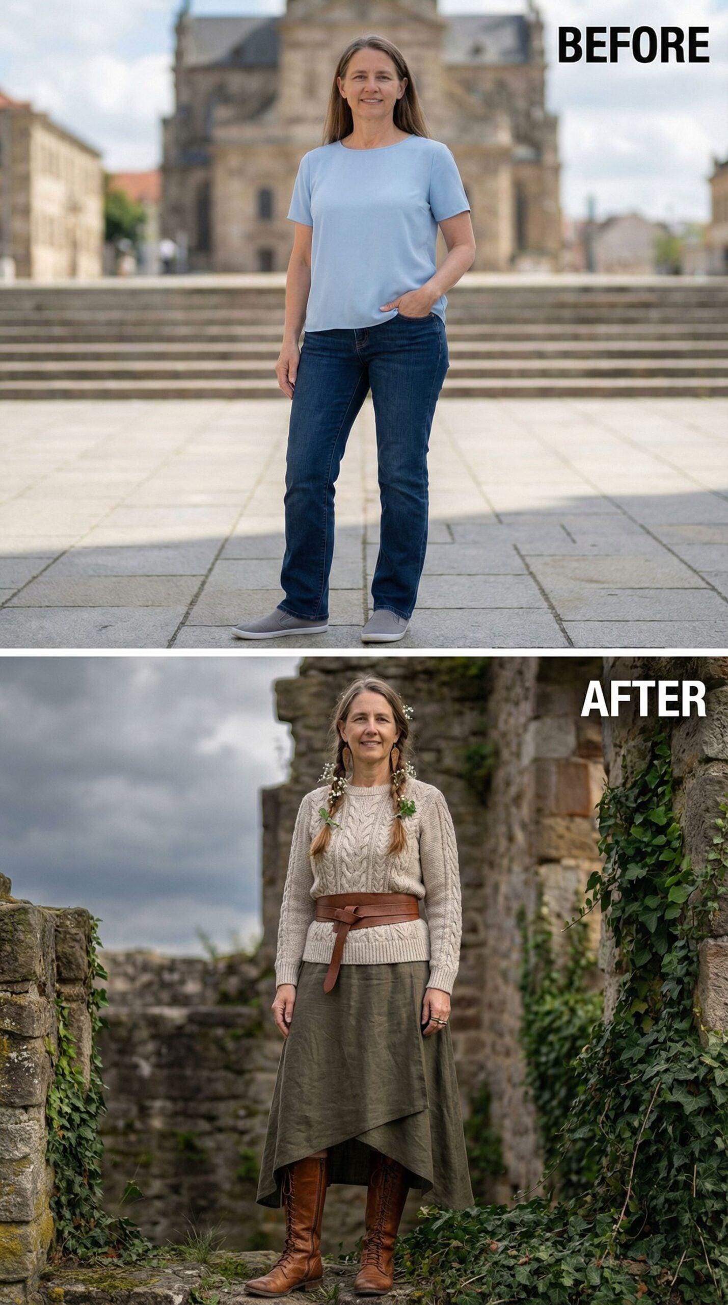 From Cable Knit and Leather Belt to Botanical Bohemian Style