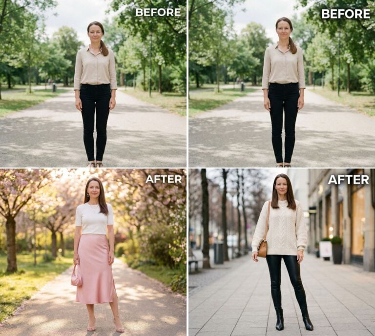 Can AI Recreate the Look for a 44 Year Old Women Who Always Comes Across as Meek? You Be the Judge – Here are 30 Before & After Results?