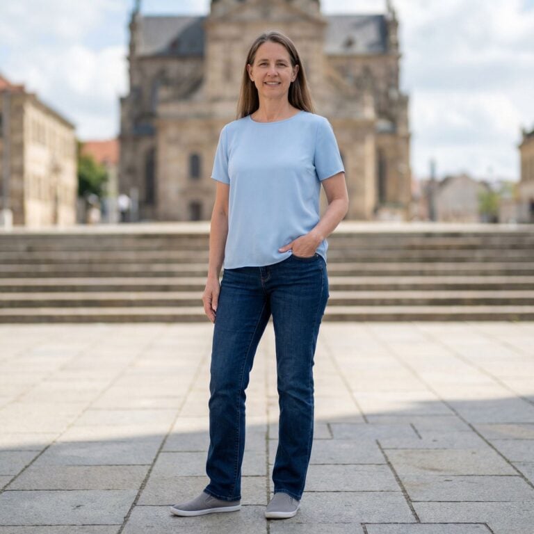 50 Year Old Woman Was Curious How AI Would Dress Her as a “Botonist”.  These Are the Interesting Before & After Makeovers