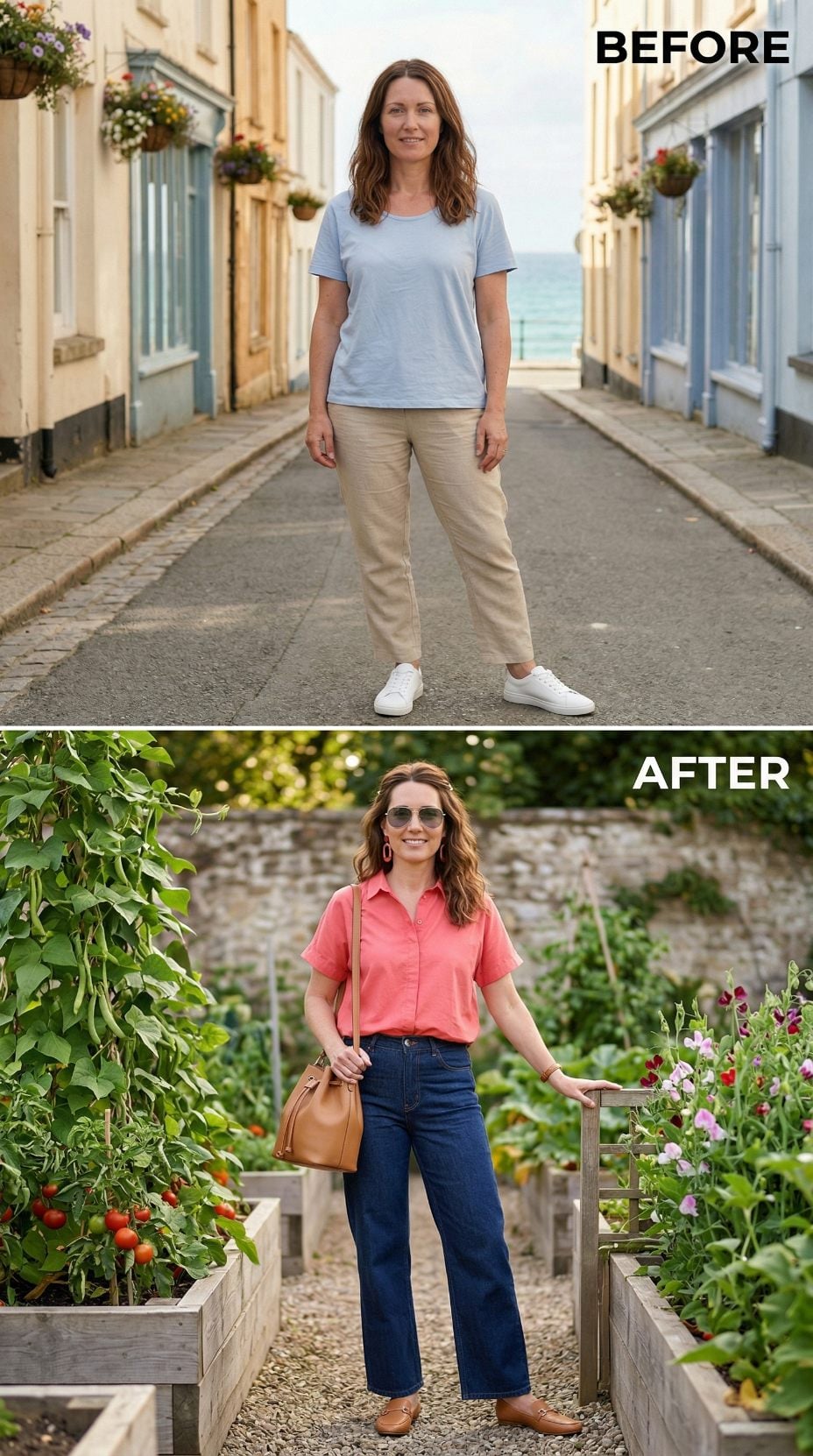 Blue Jeans, Coral Shirt, and the Aquarius Makeover That Rewrote a Whole Wardrobe
