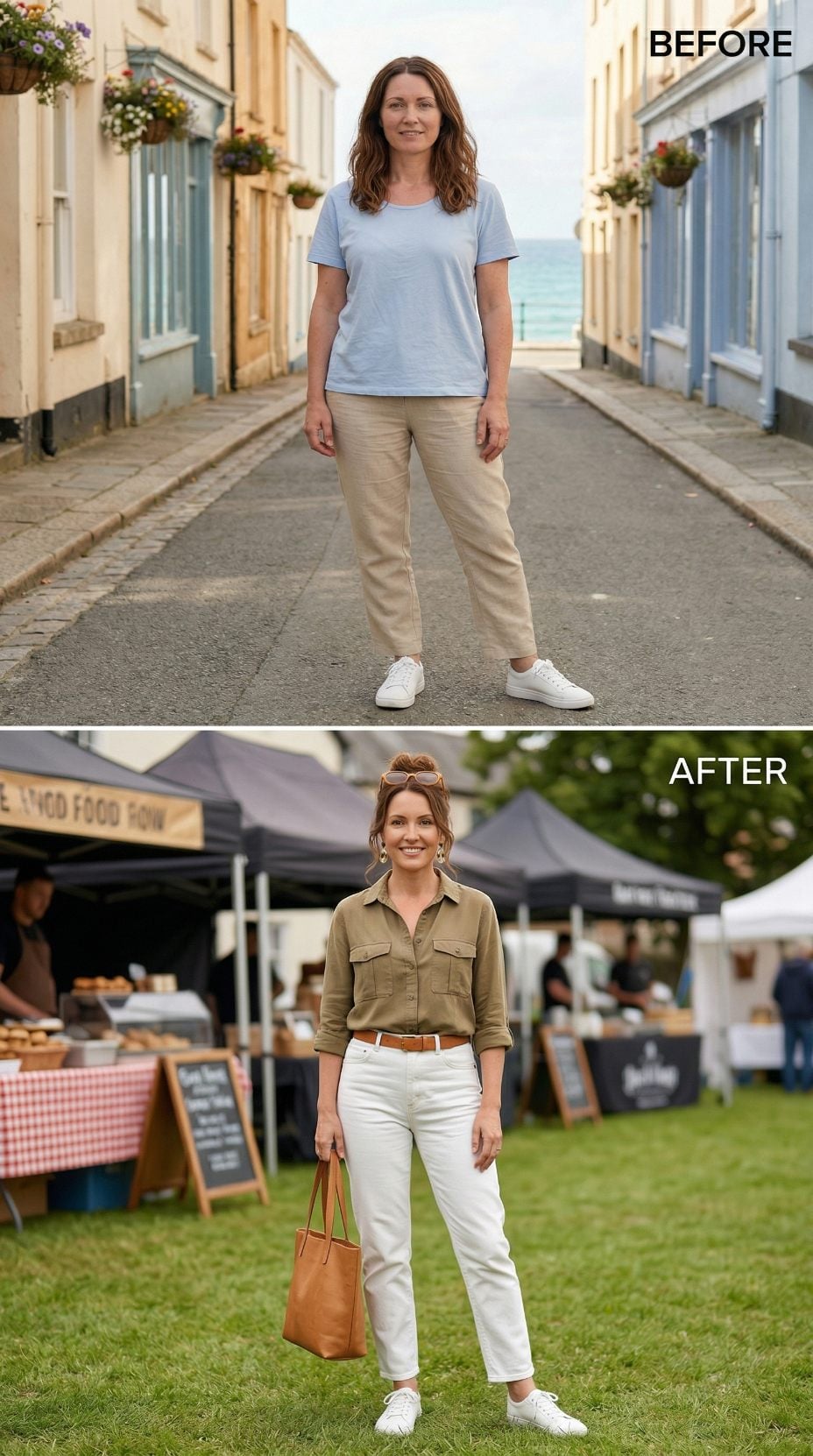 Farmers' Market Aquarius Ditches the Safe Tee for Olive and White Done Right