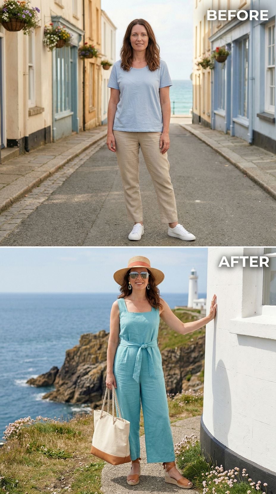 Coastal Cliffside Aquarius Trades Khaki for Turquoise and Never Looks Back