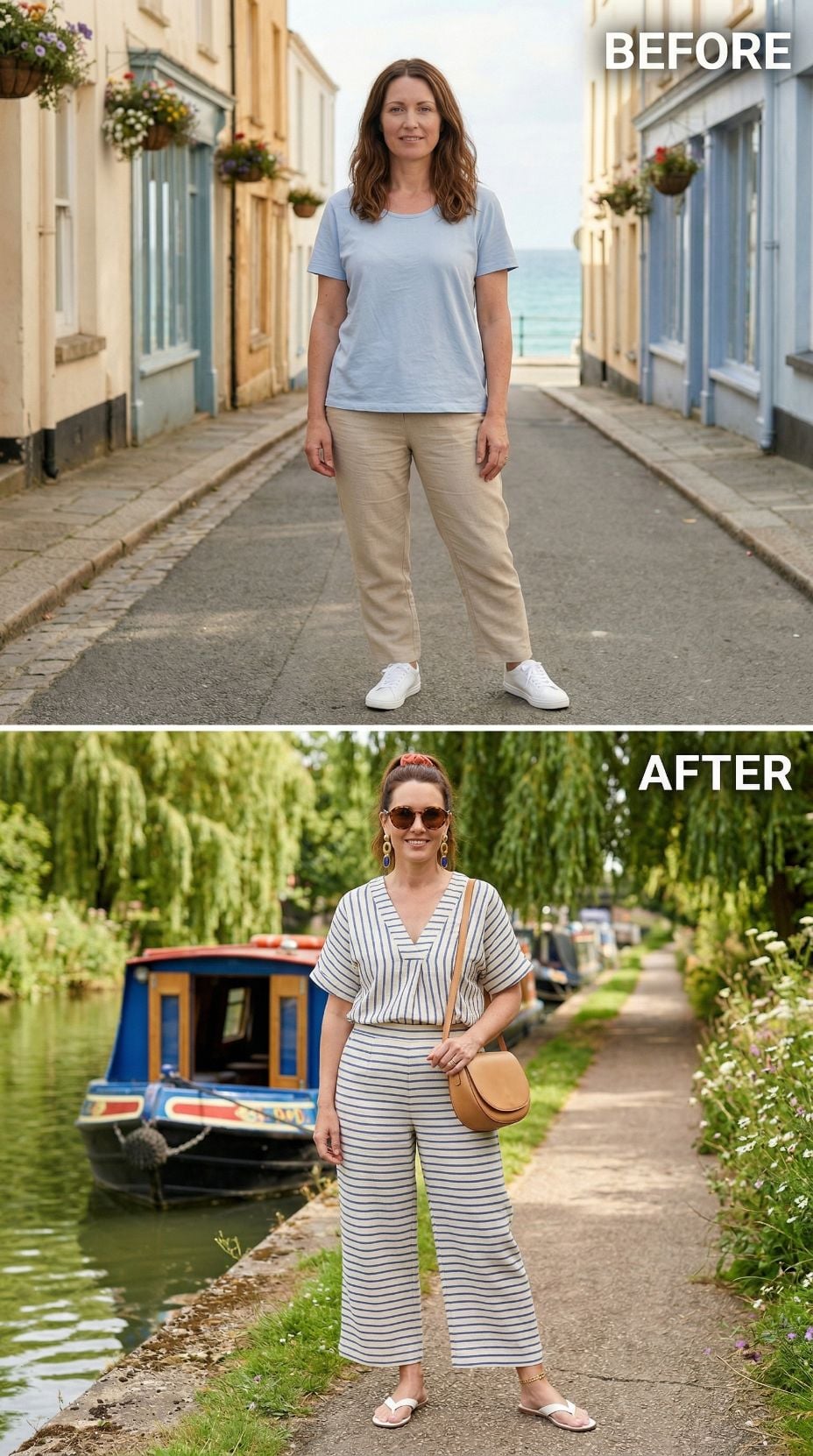 Striped Co-ord, a Canal Path, and the Aquarius Who Rewrote Her Whole Saturday