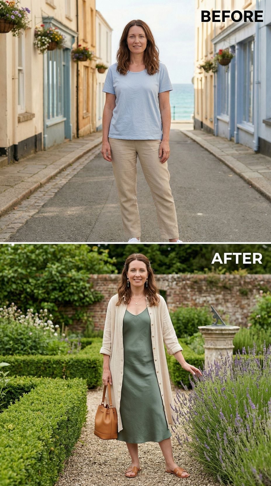 Sage Slip Dress, English Garden, and the Aquarius Who Let the AI Call Her Bluff