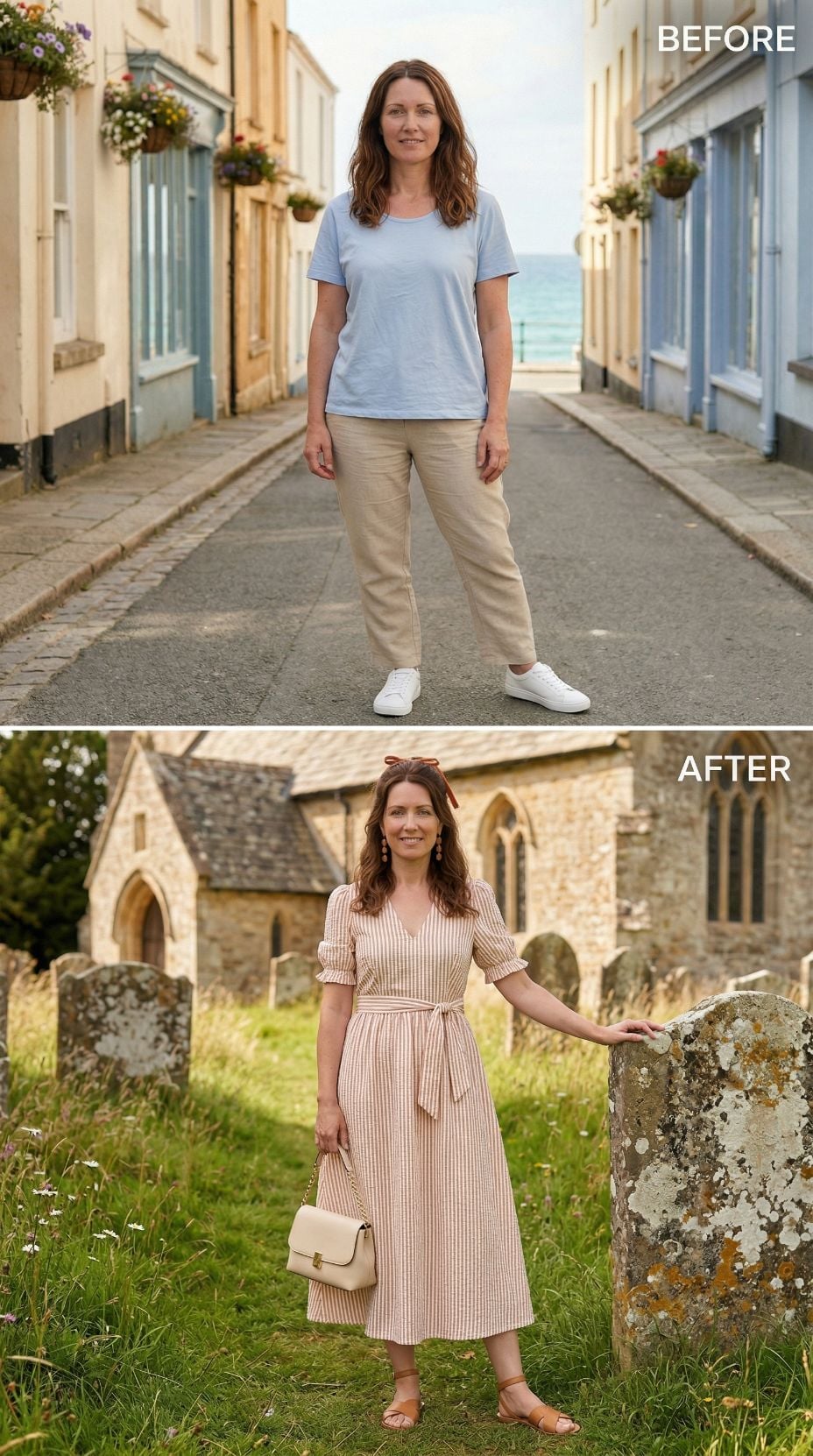 Striped Linen, a Churchyard, and the Aquarius Who Dressed for Nobody but Herself