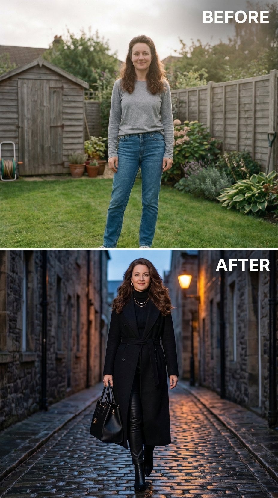 Garden Shed Simplicity Swaps for Cobblestone Noir With Leather Pants