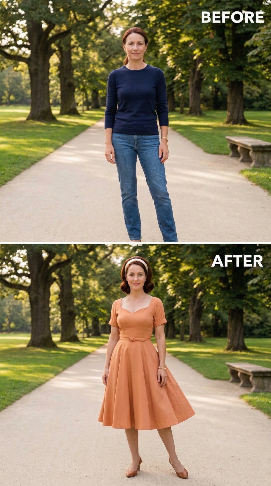 Peach Linen, a Headband, and the Moment Her Screen Presence Clicks