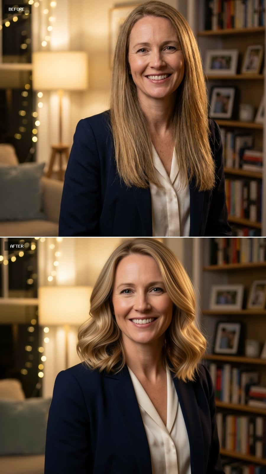 Straight and Long Gets Swapped for Shoulder-Length Waves With Actual Shape