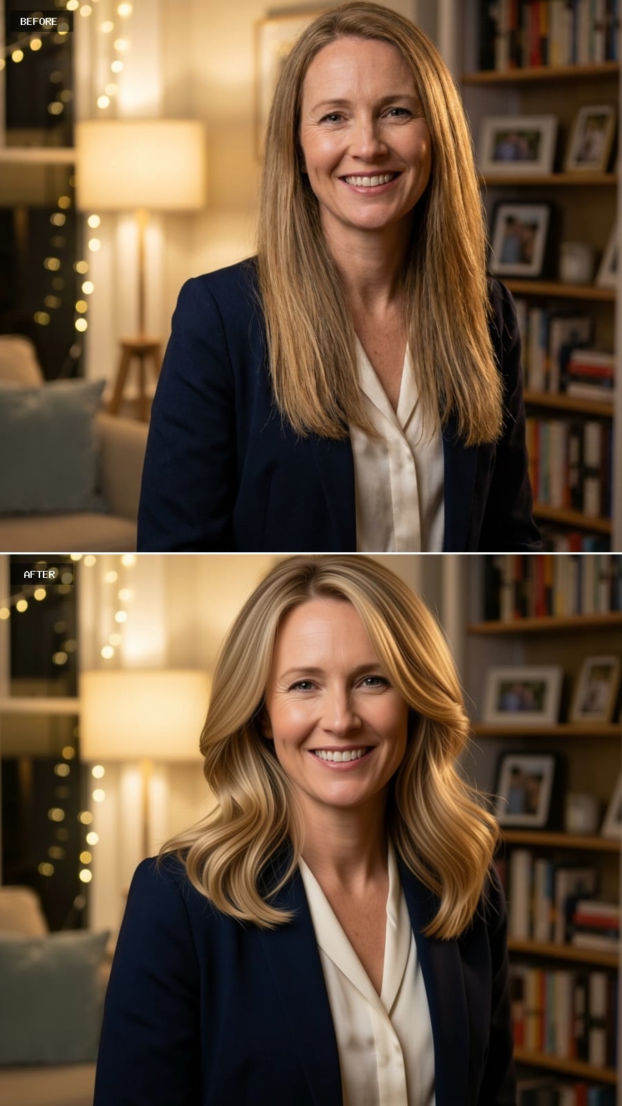 Waves With Highlights Pull Focus Straight Length Never Competed For