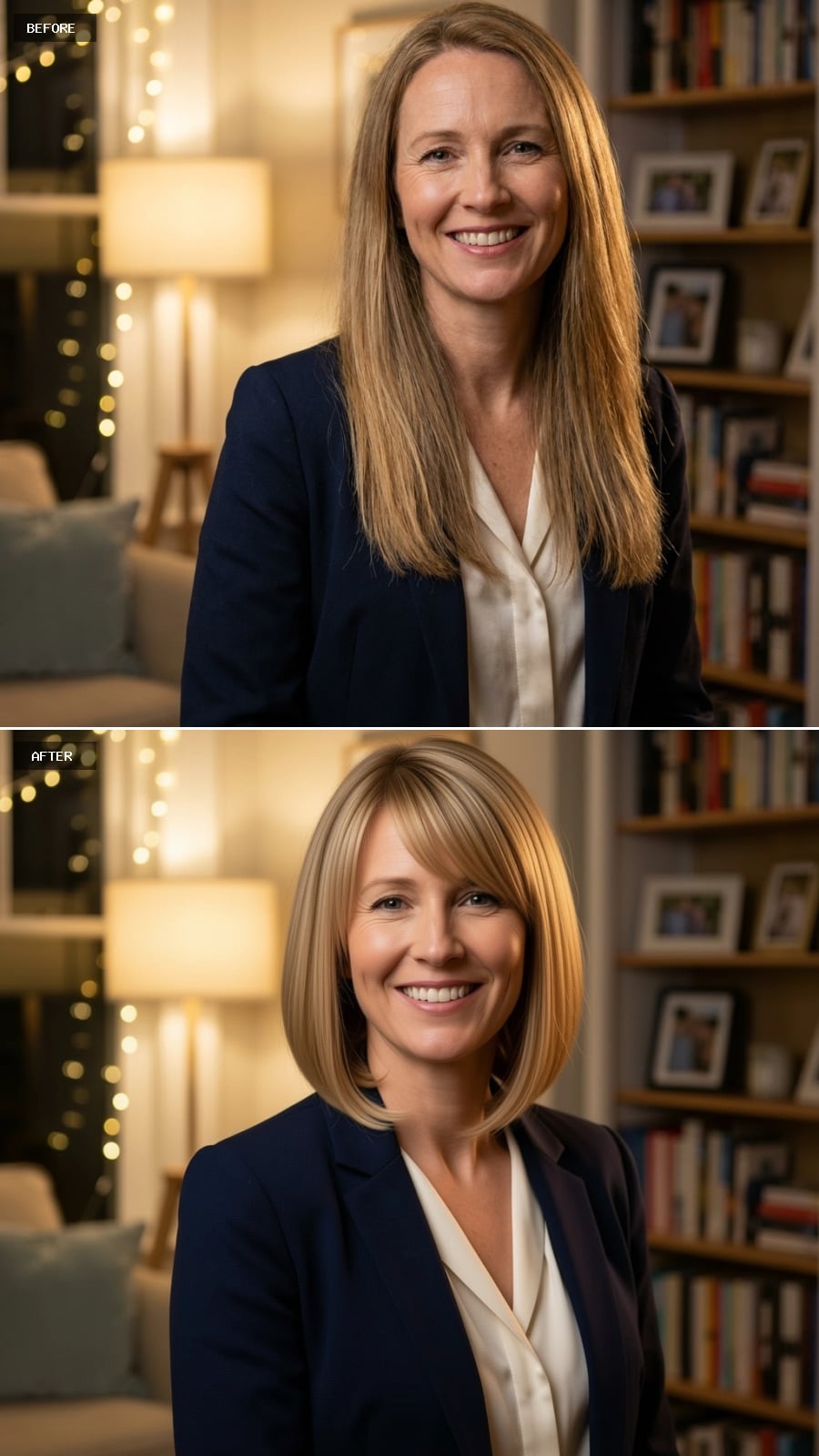 Side-Swept Bob Pulls Focus Straight to the Face