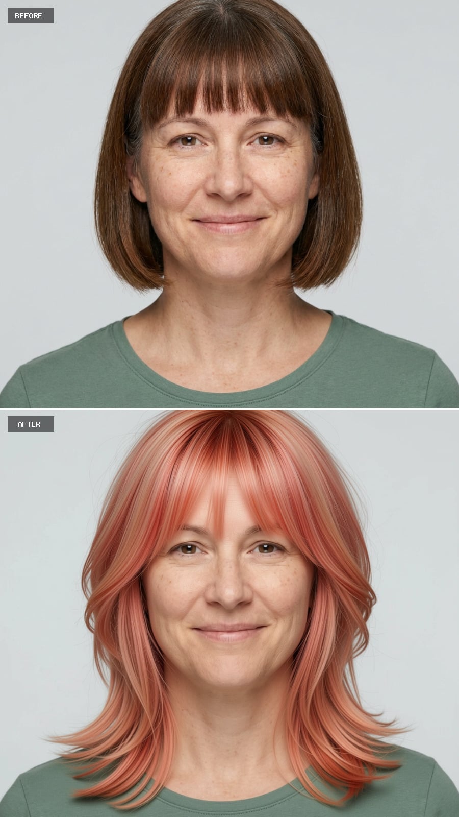 Peachy Pink Layers and Why the Length Change Does the Heavy Lifting