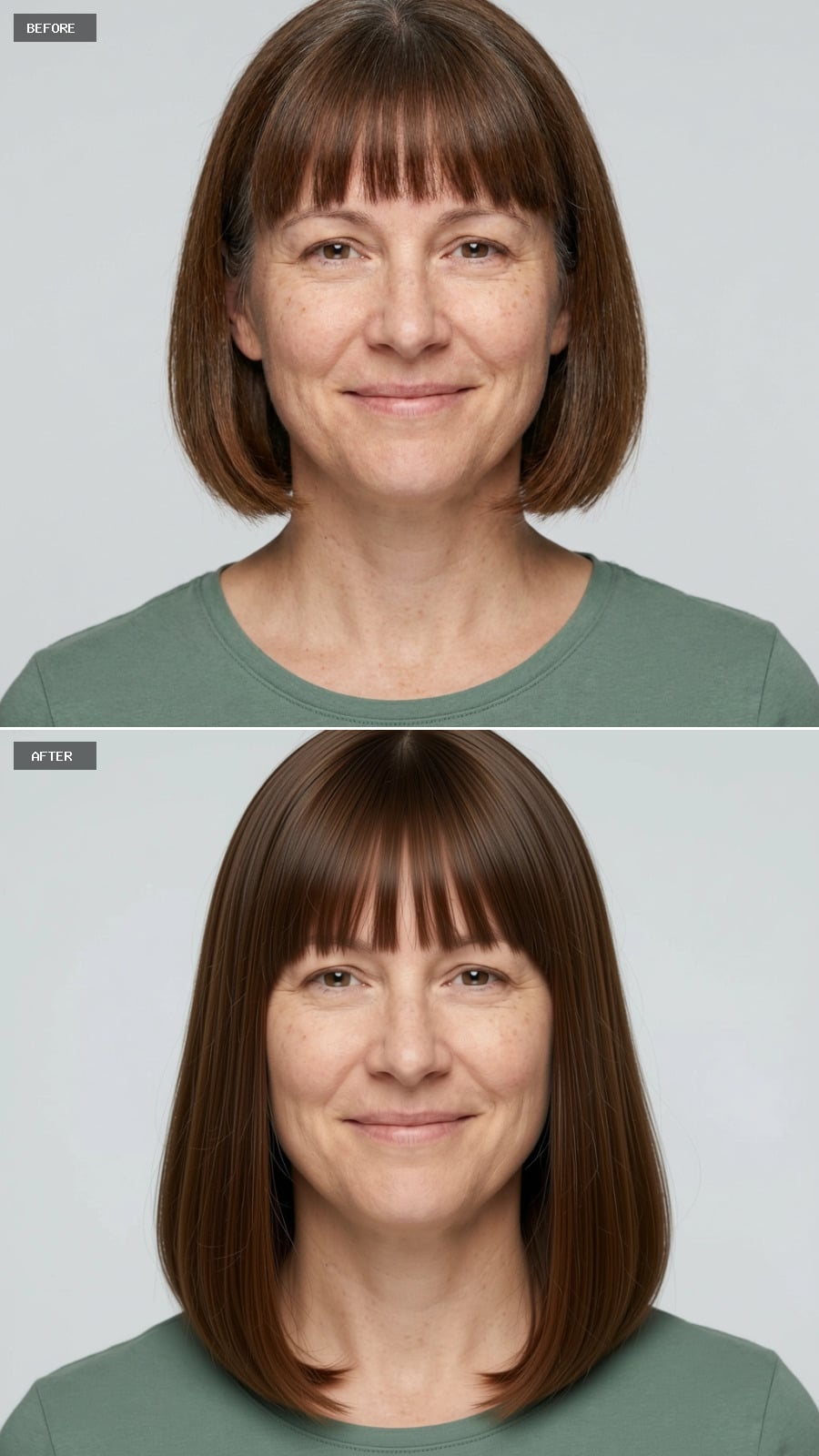 Longer and Darker, With Bangs That Finally Have Room to Work