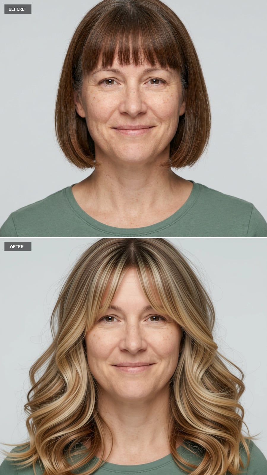 Blonde Waves and Swept Bangs: What Longer Hair Fixes That a Bob Can't