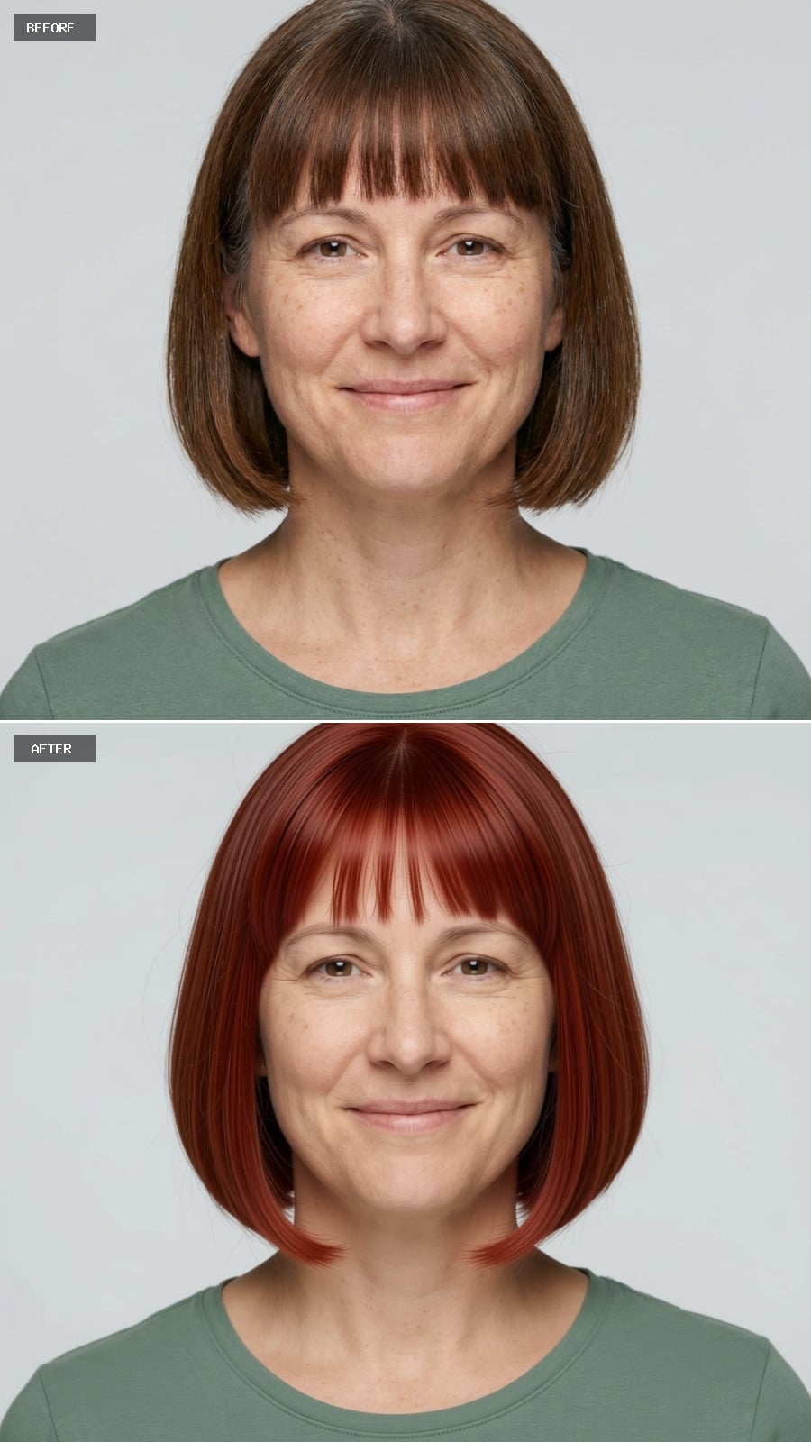 Red Shifts Everything: How One Color Change Rewires a Familiar Haircut