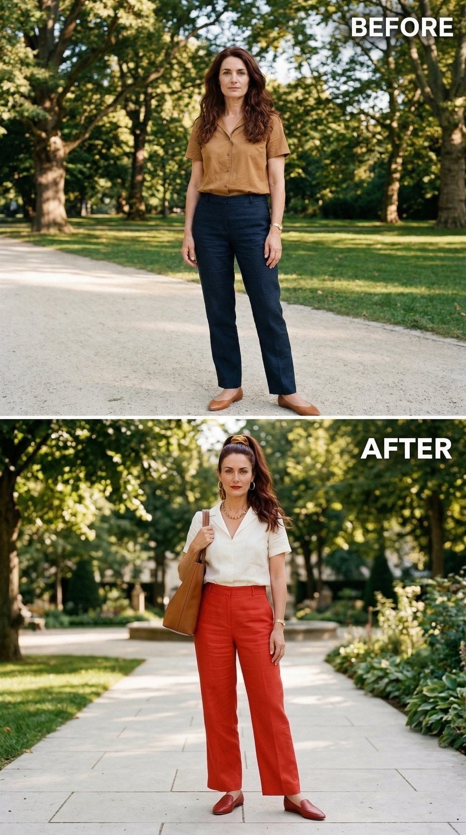 Caramel Flats Retired, Red Wide-Legs Step Forward Into Every Room