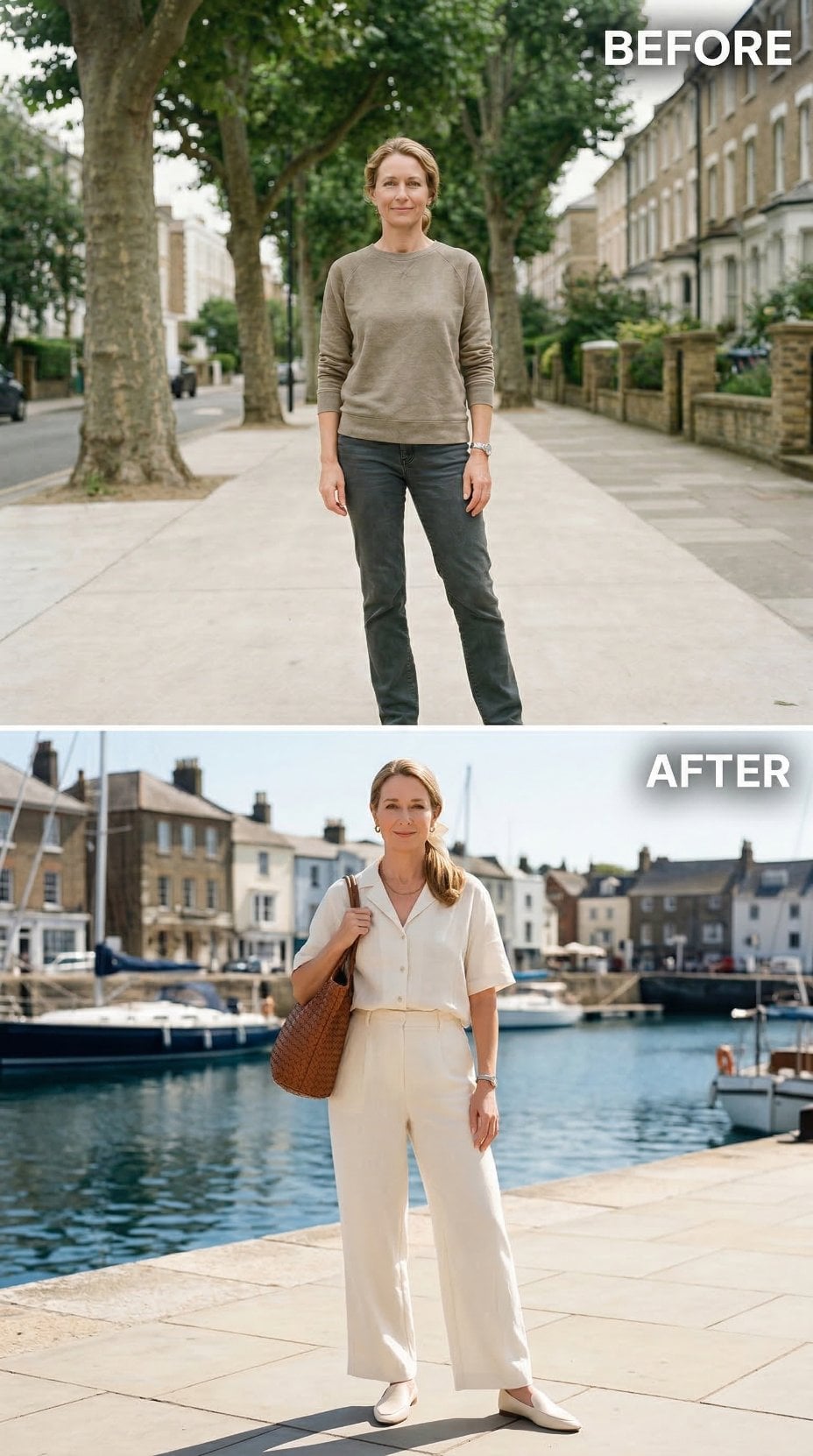 Cream Wide-Legs, a Woven Tote, and Libra's Quiet Case for Proportion