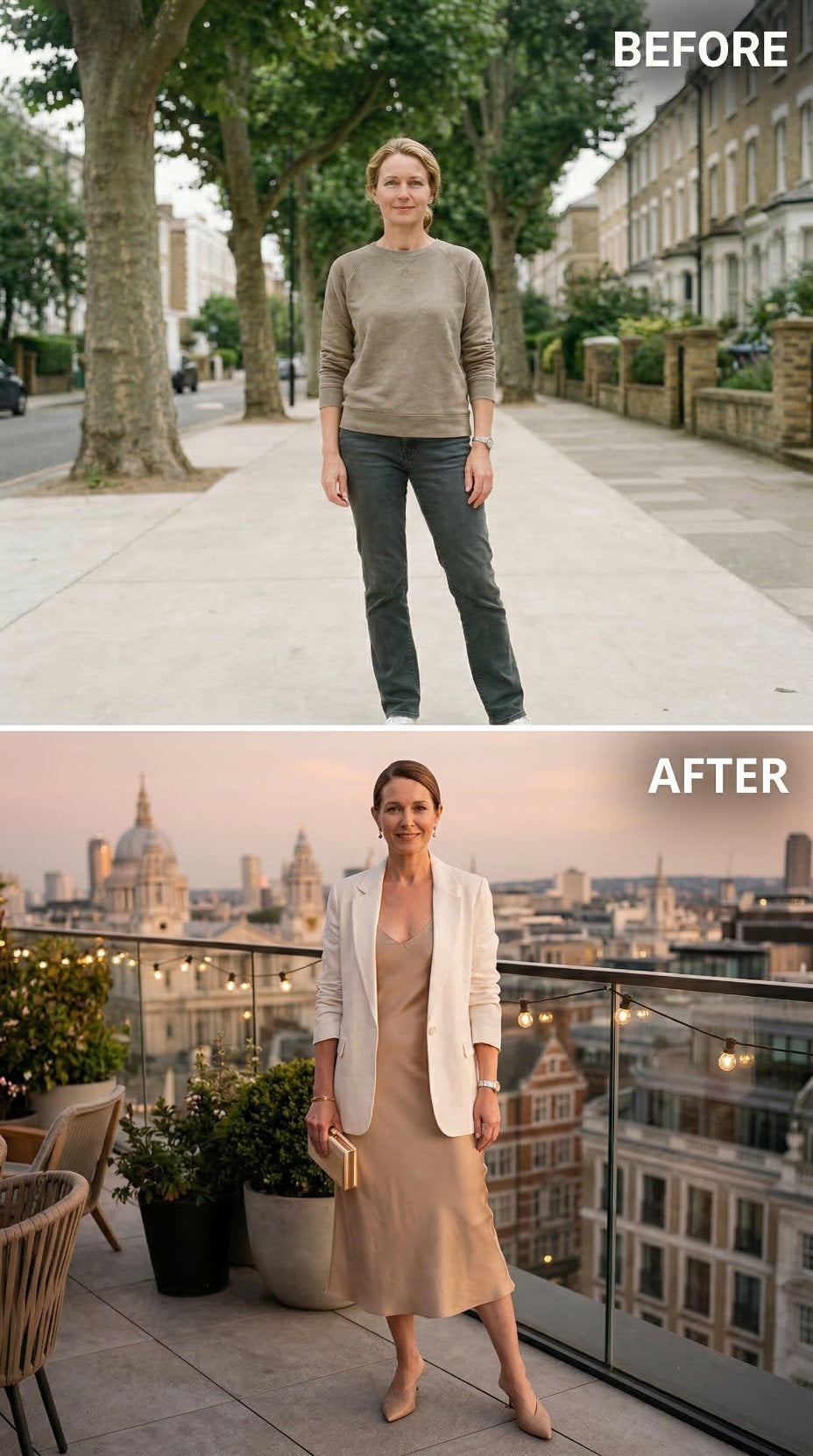 Sweatshirt to Rooftop Silk: Libra's Instinct for When the City Deserves More