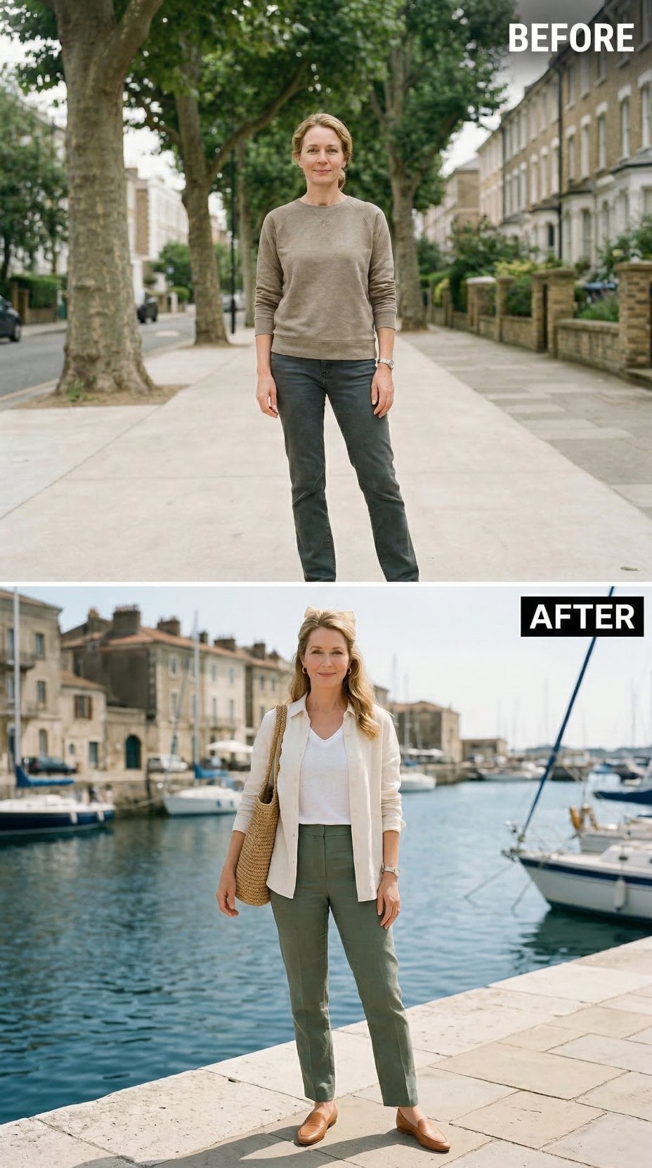 Gray Jeans to a Harbor Blazer: Libra's Read on What the Moment Actually Calls For