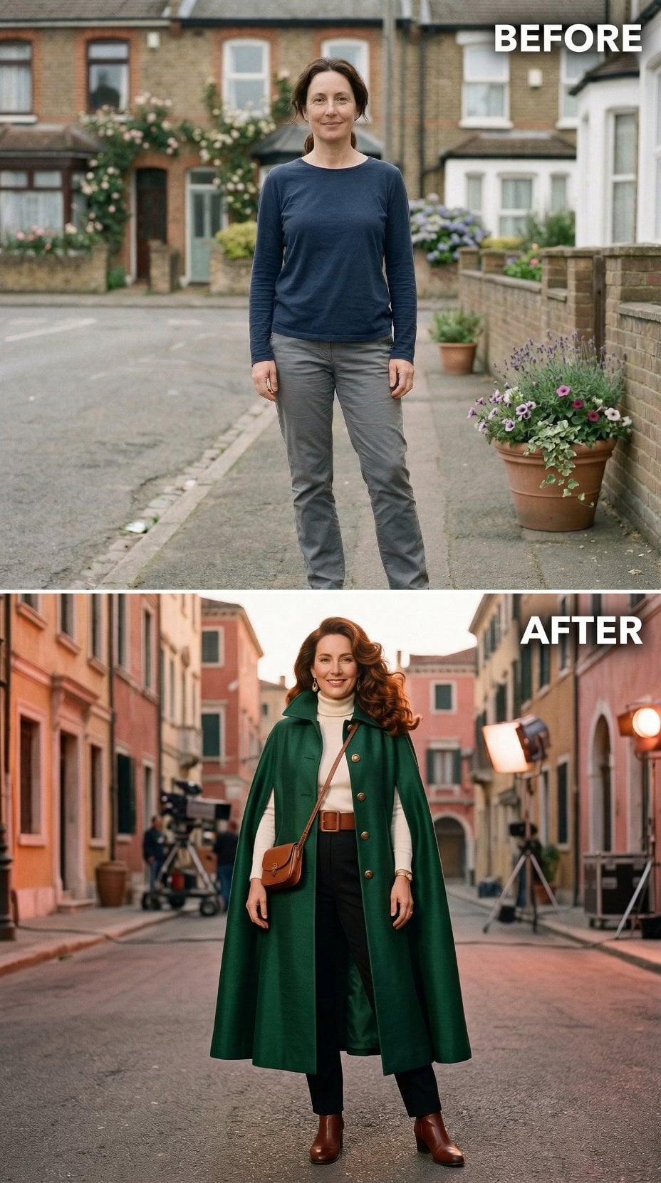 From Residential Street to Italian Film Set in Emerald Cape