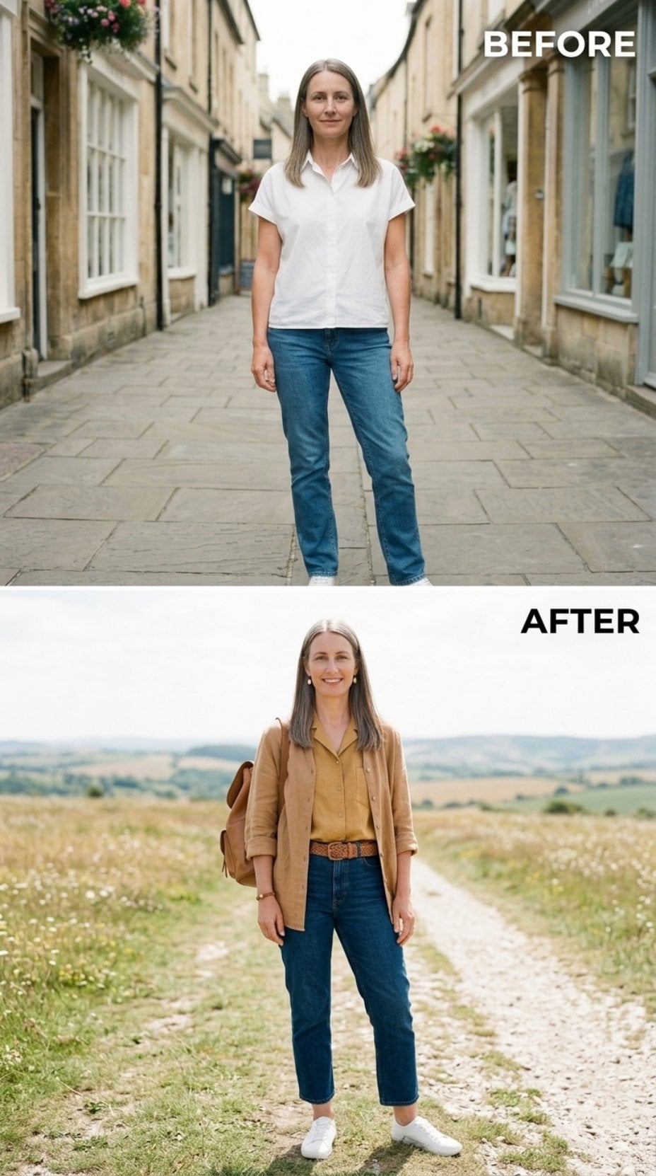 Dark Denim, Mustard Silk, Open Moorland: Layering as a Form of Quiet Authority