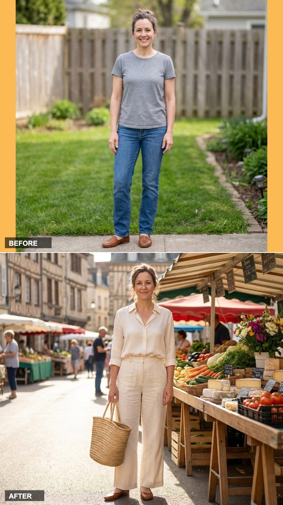 Wide-Leg Linen at the Market: When the Pants Are the Whole Outfit