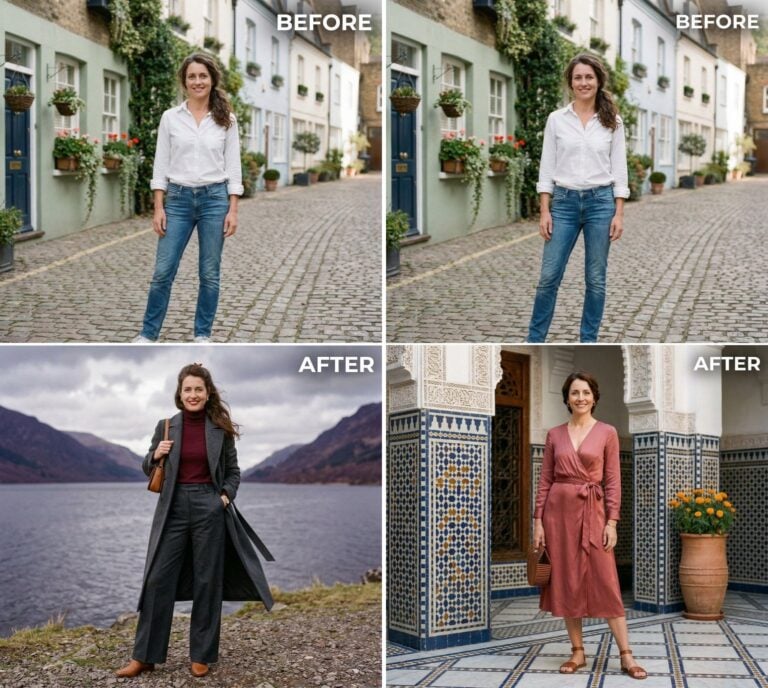 40 Year Old Woman Asked AI to Recreate Her Look Into Vintage 1960s Silver Screen Heroine  — These Are the 32 Before & After Results