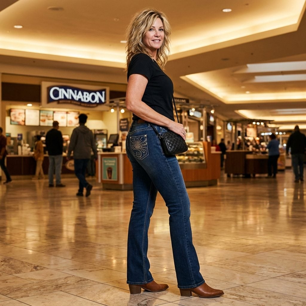 Rhinestone-Studded Everything, Including the Back Pockets