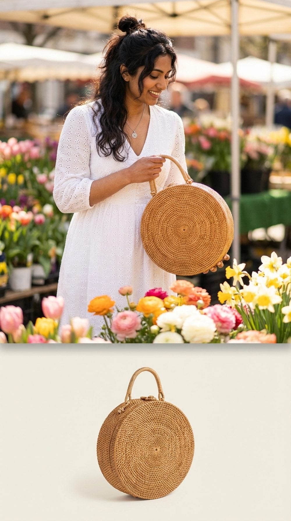 Rattan and Wicker Bag