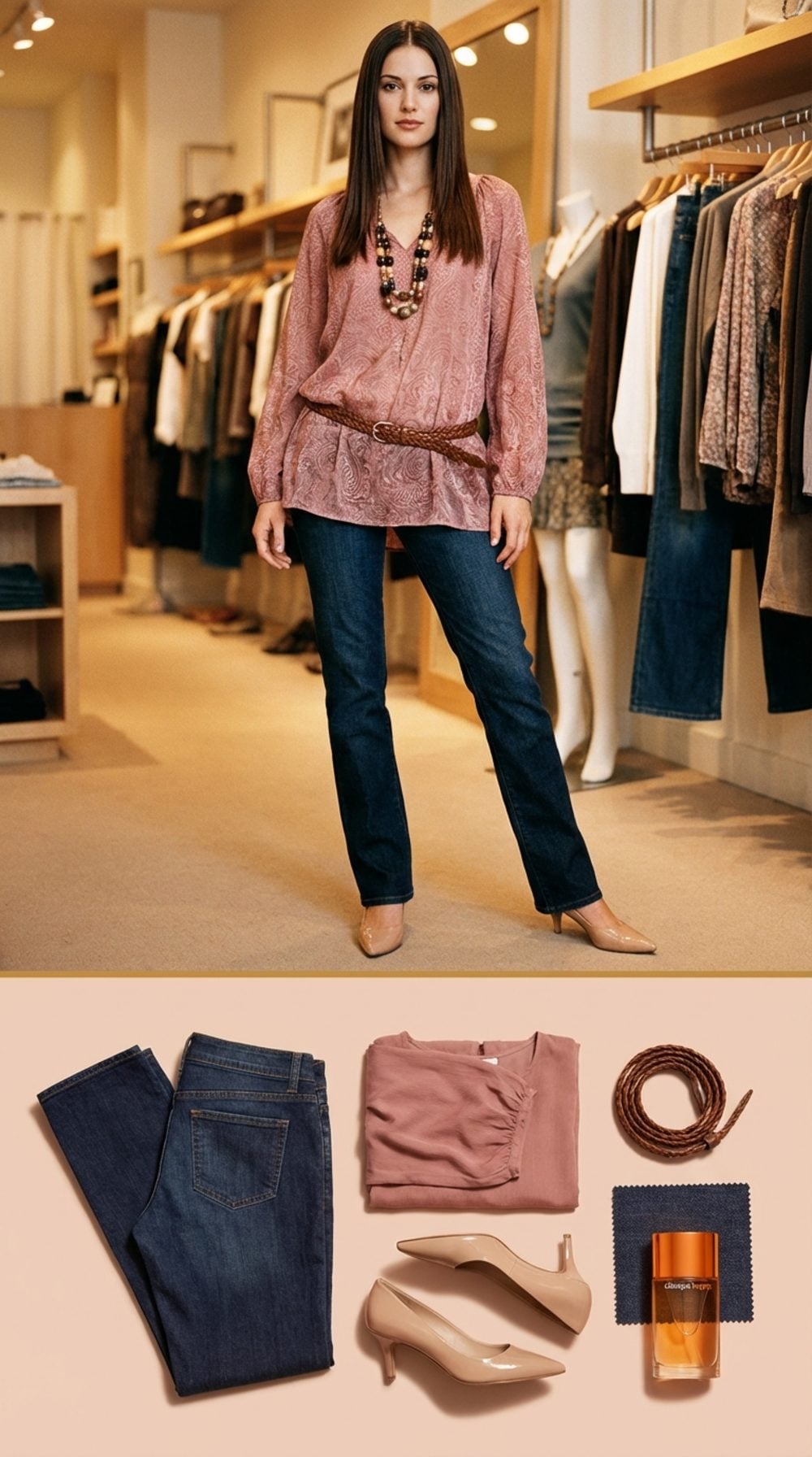 Low-Rise Straight Leg Jeans That Hit Exactly One Inch Below Your Hip Bone