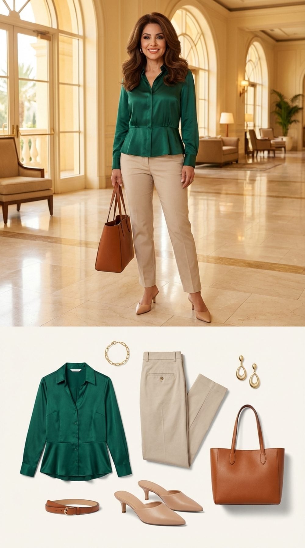 Stone Chinos and Emerald Silk in the Hotel Lobby: When Colour Does the Architecture