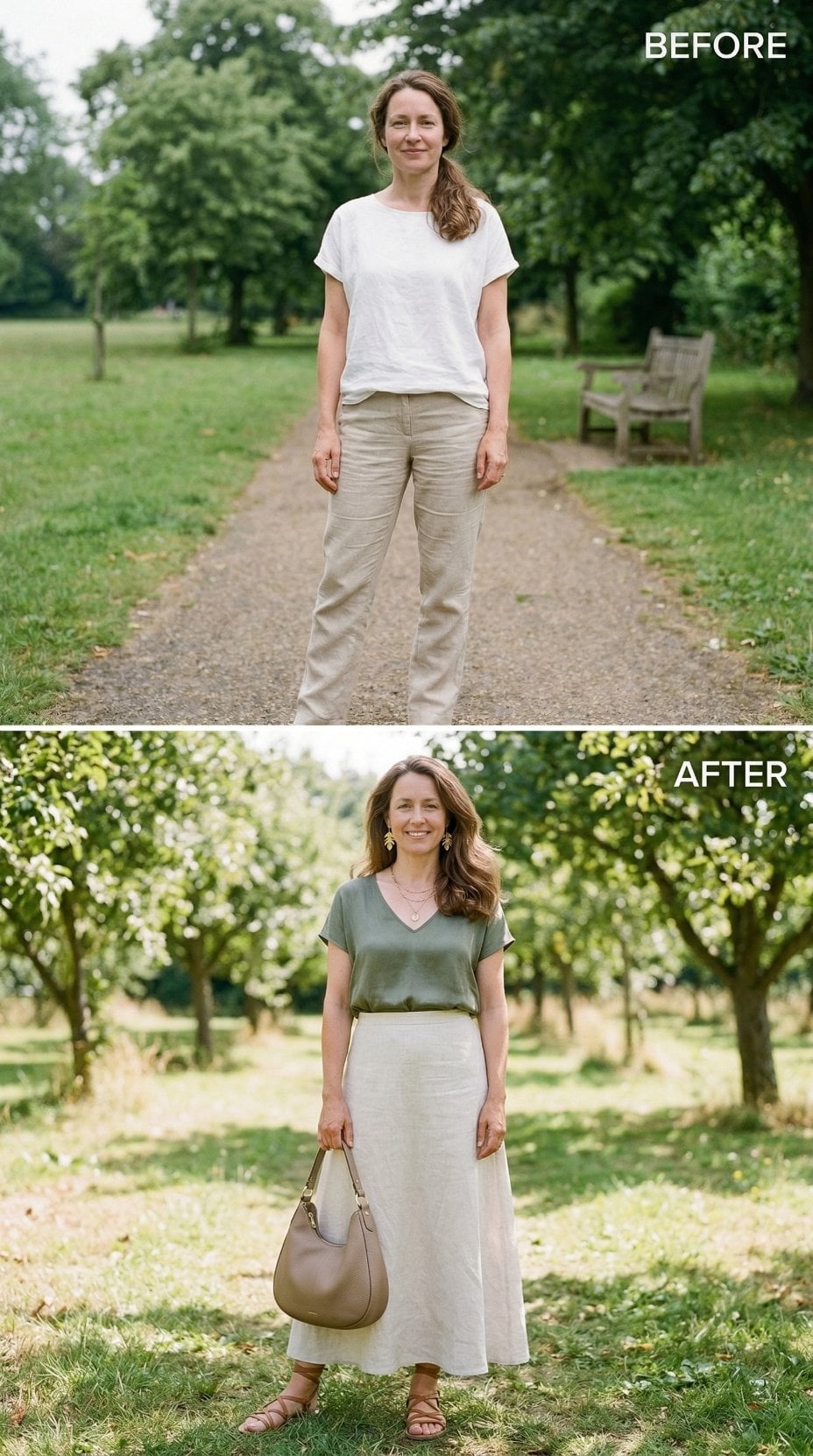 Olive Silk, a Maxi Skirt, and What Happens When Colour Finally Has a Purpose