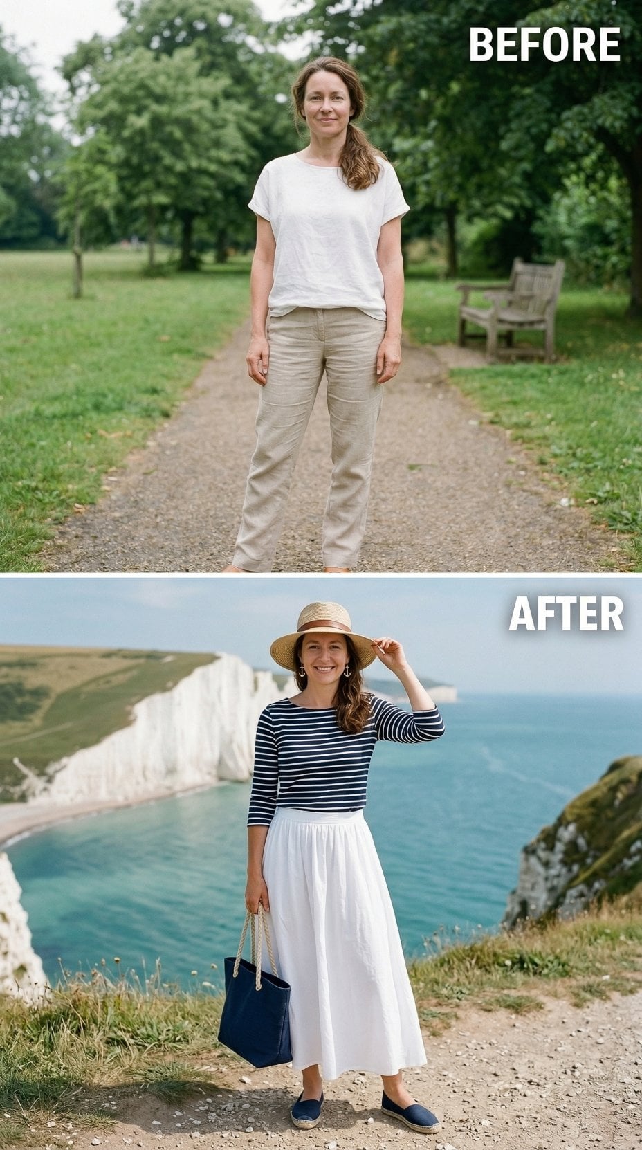 Stripe, Skirt, Espadrille — Three Pieces That Rewired the Whole Summer Formula