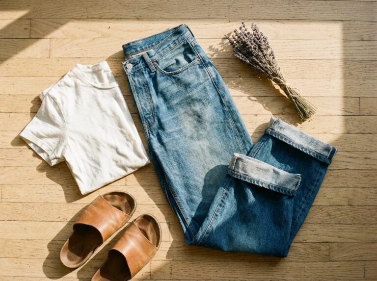 What the Way a Woman Over 40 Wears Her Jeans in Summer Actually Says About How She Feels in Her Own Skin