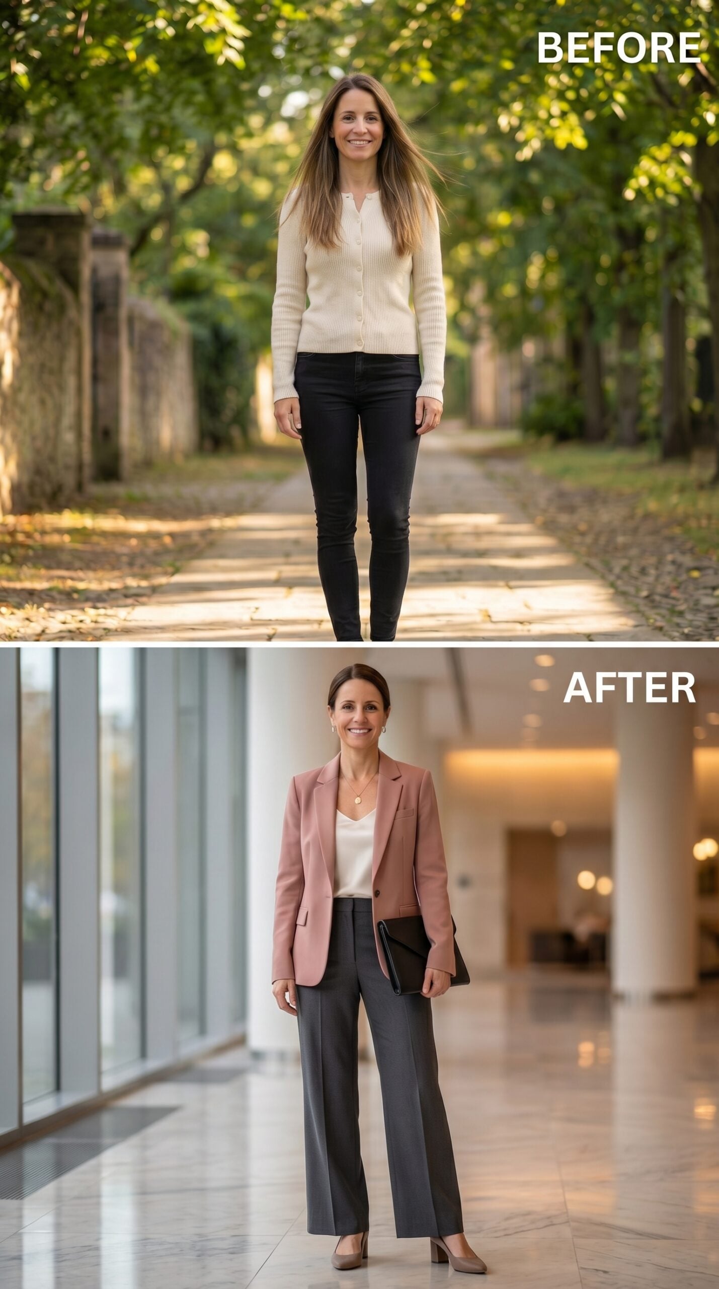 From Park Path to Corner Office: One Outfit Change, All the Difference