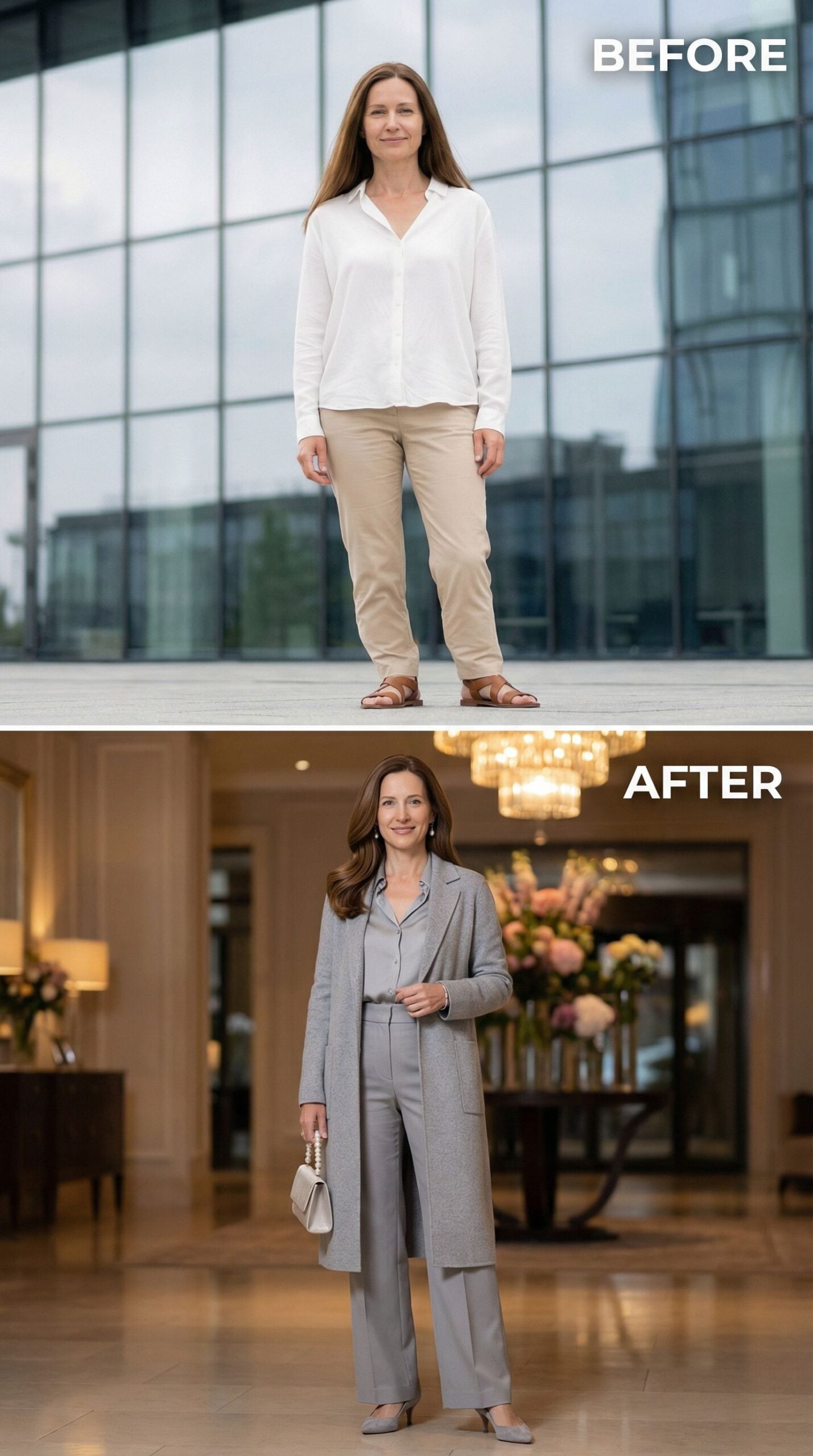 From Glass-Building Basics to Hotel-Lobby Presence in Head-to-Toe Grey