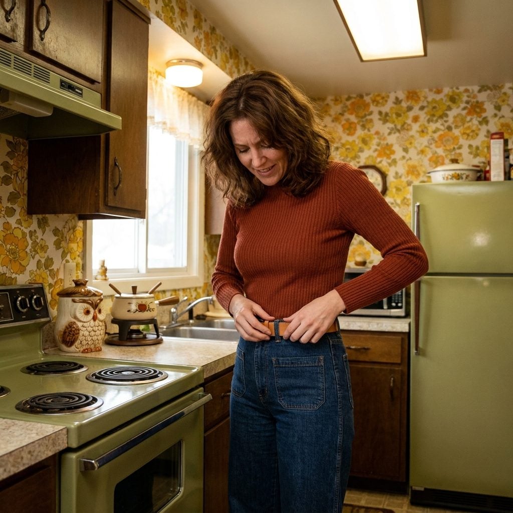 The Belt with Hidden Snaps That Never Lined Up Right After the First Washing