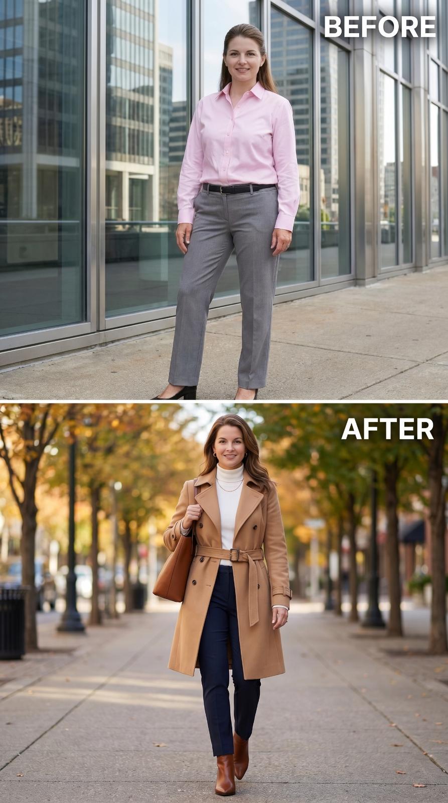 Camel Wool, a Belted Waist, and Why Control Looks Best When It's Relaxed